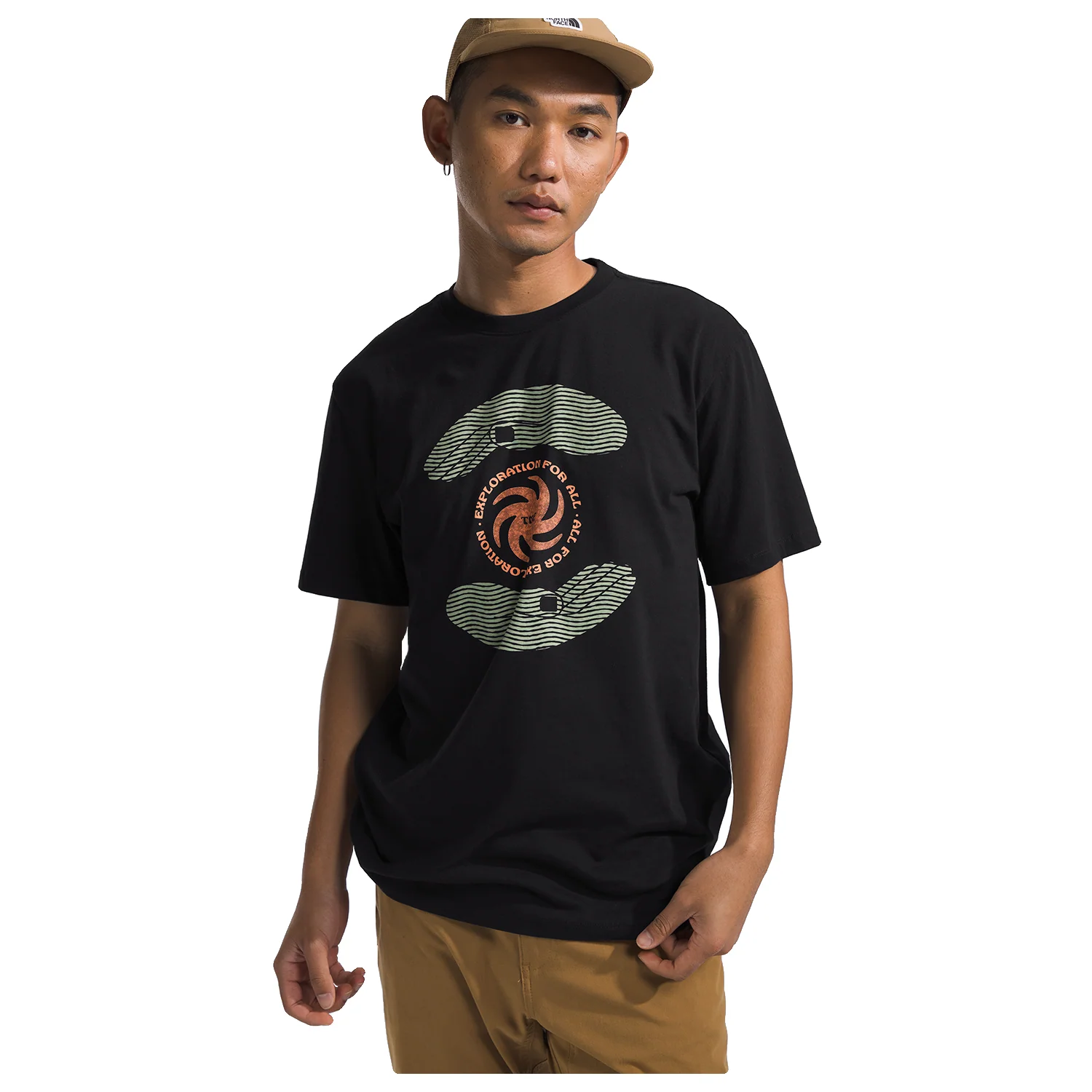 The North Face Men's Brand Proud S/S Tee TNF Black/Snow - Image 2