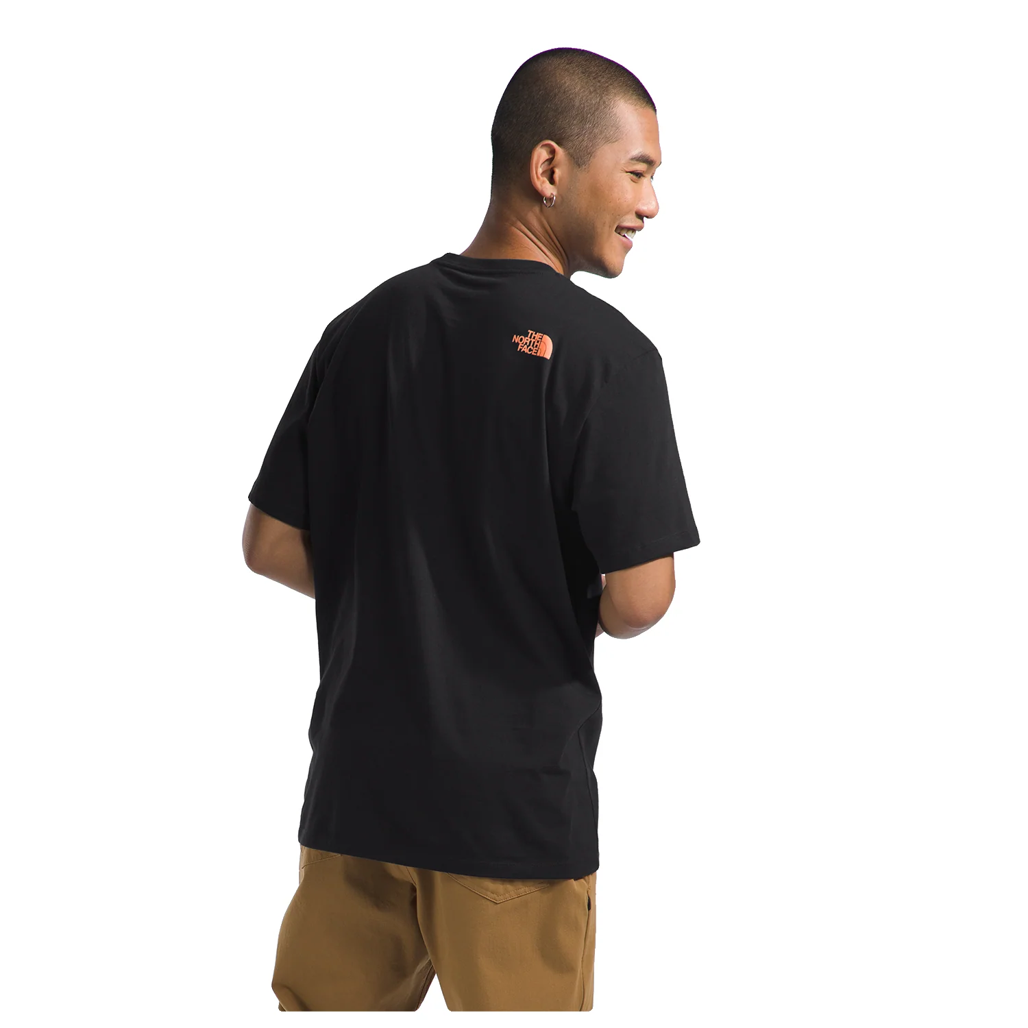 The North Face Men's Brand Proud S/S Tee TNF Black/Snow - Image 3