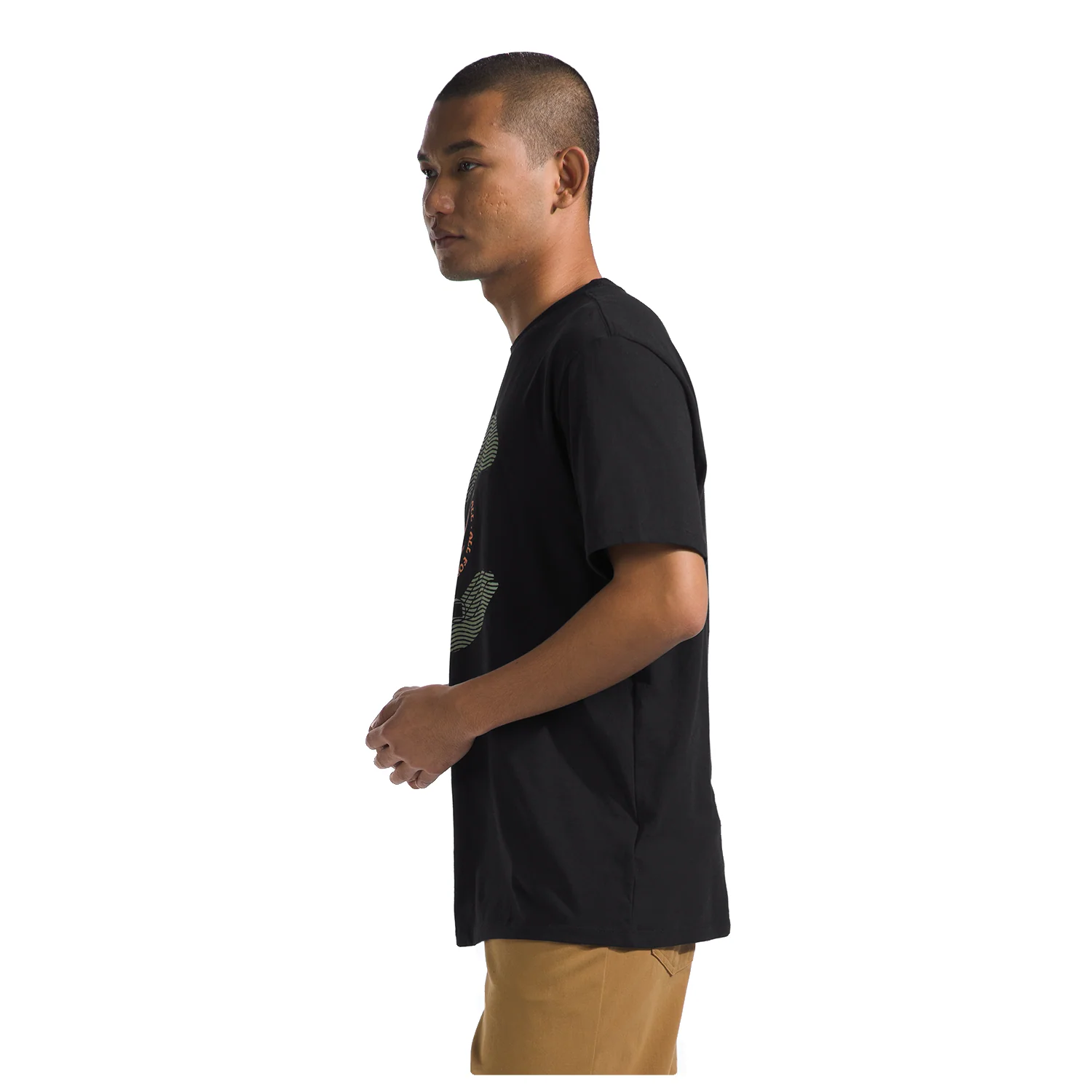 The North Face Men's Brand Proud S/S Tee TNF Black/Snow - Image 4