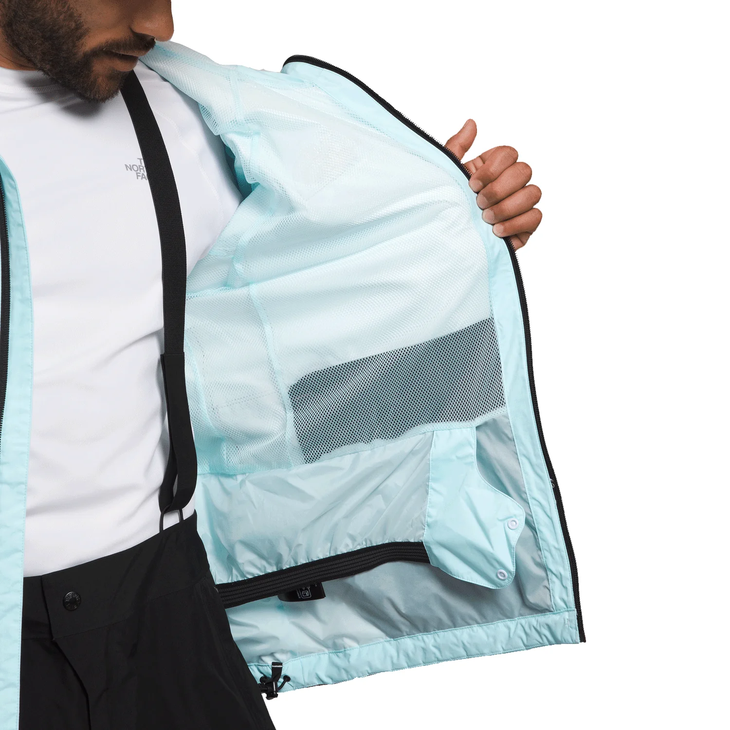 The North Face Men's Build Up Jacket 2024 Icecap Blue - Image 2