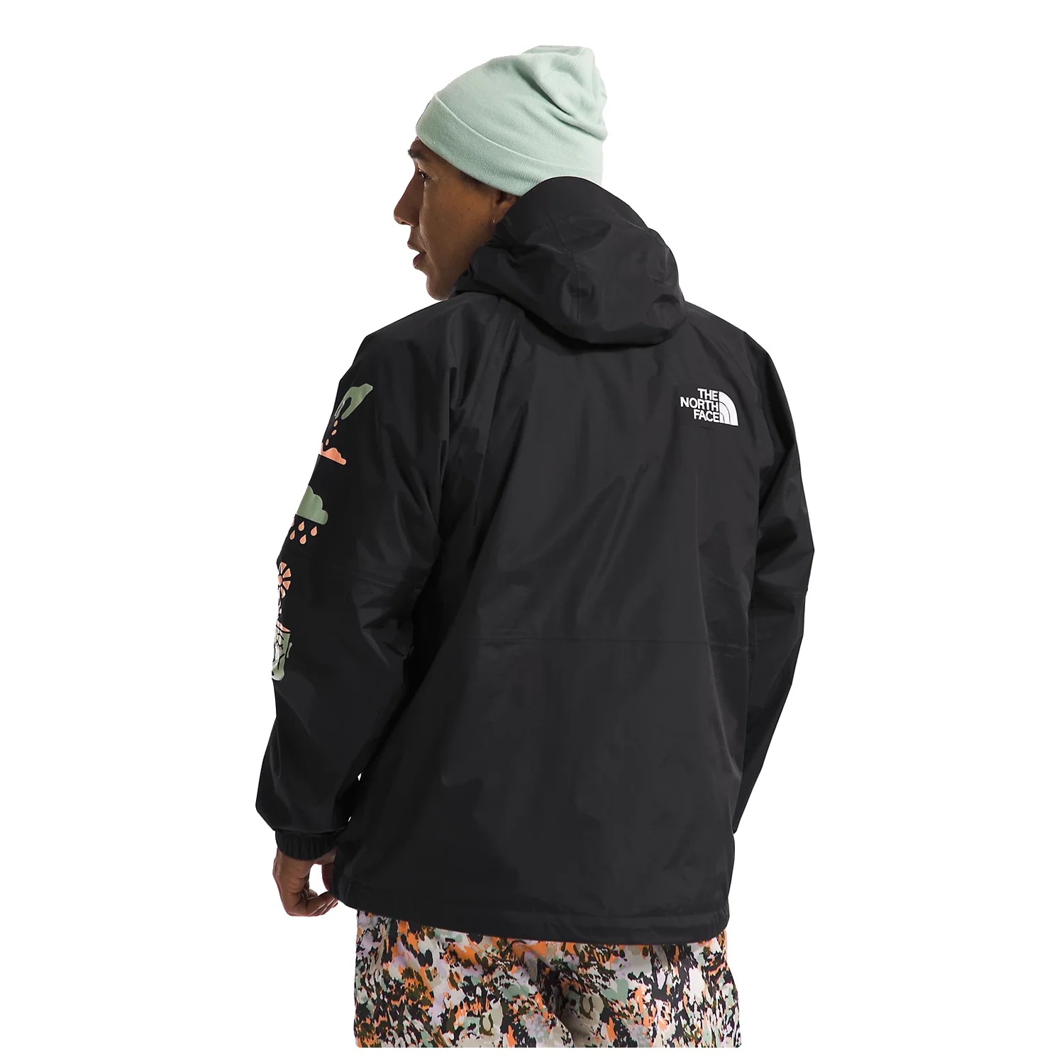 The North Face Men's Build Up Jacket 2024 TNF Black/Misty Sage - Image 3