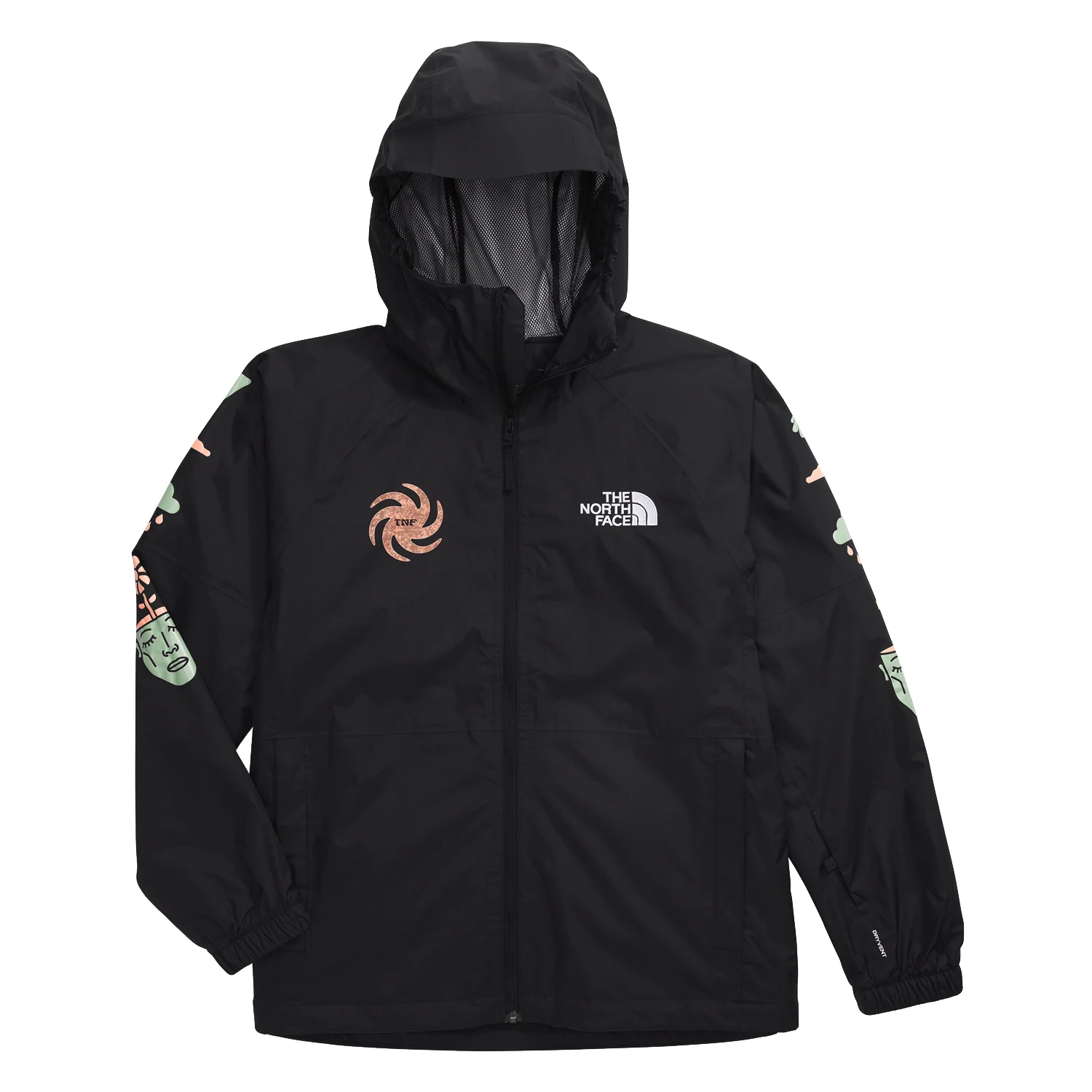 The North Face Men's Build Up Jacket 2024 TNF Black/Misty Sage - Image 6