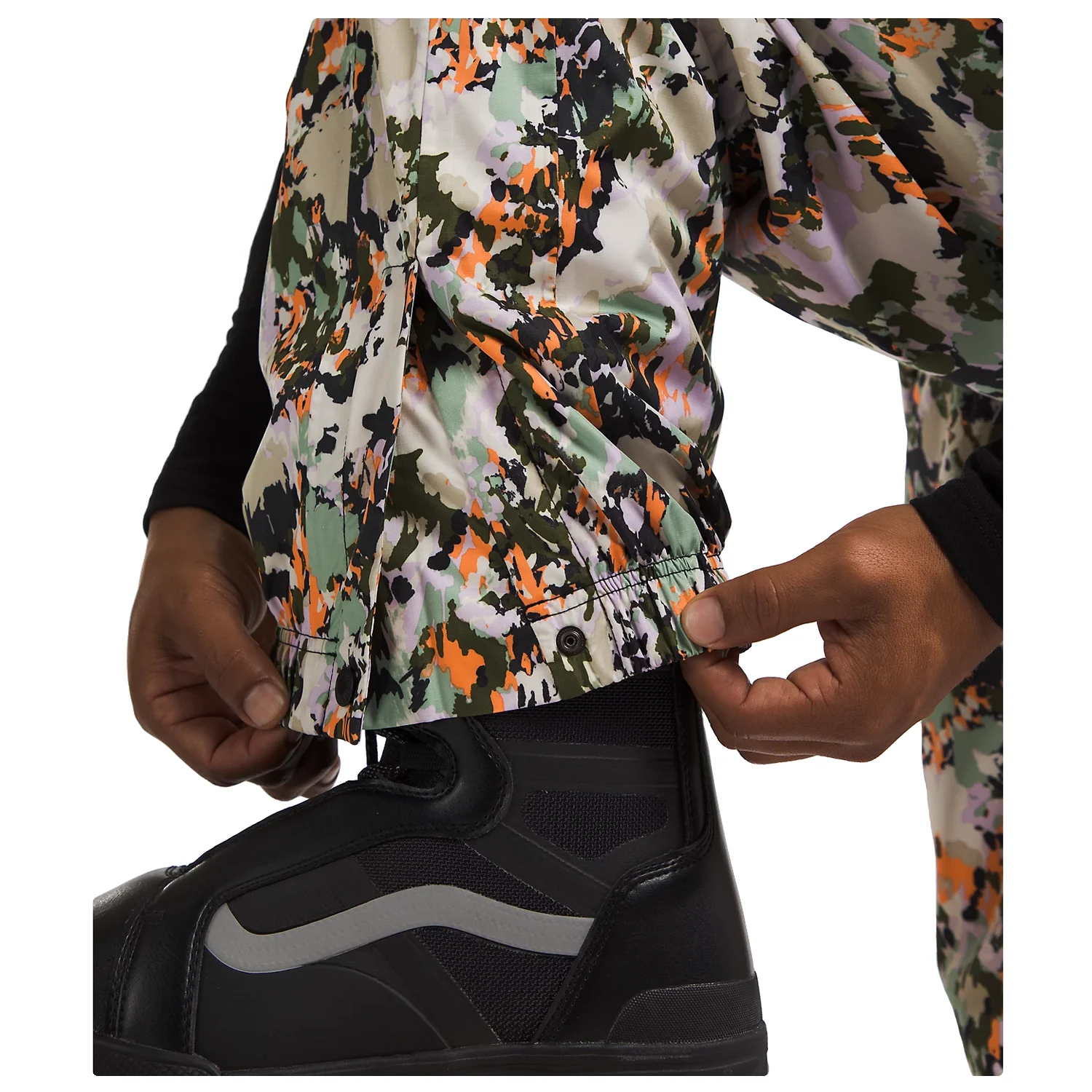 The North Face Men's Build Up Pant 2024 Forest Olive Grounded Floral Print - Image 4