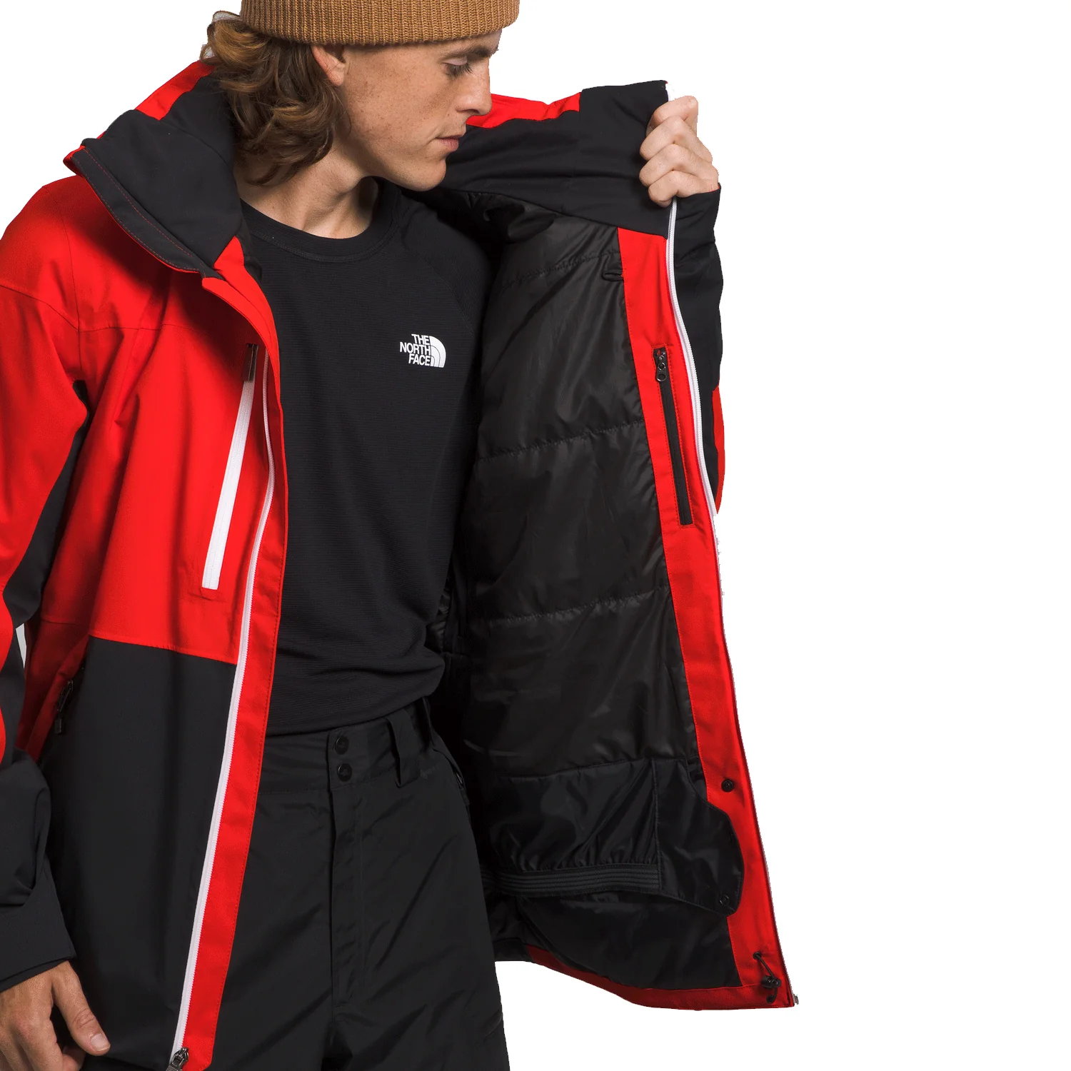 The North Face Men's Chakal Jacket 2024 Fiery Red - Image 3