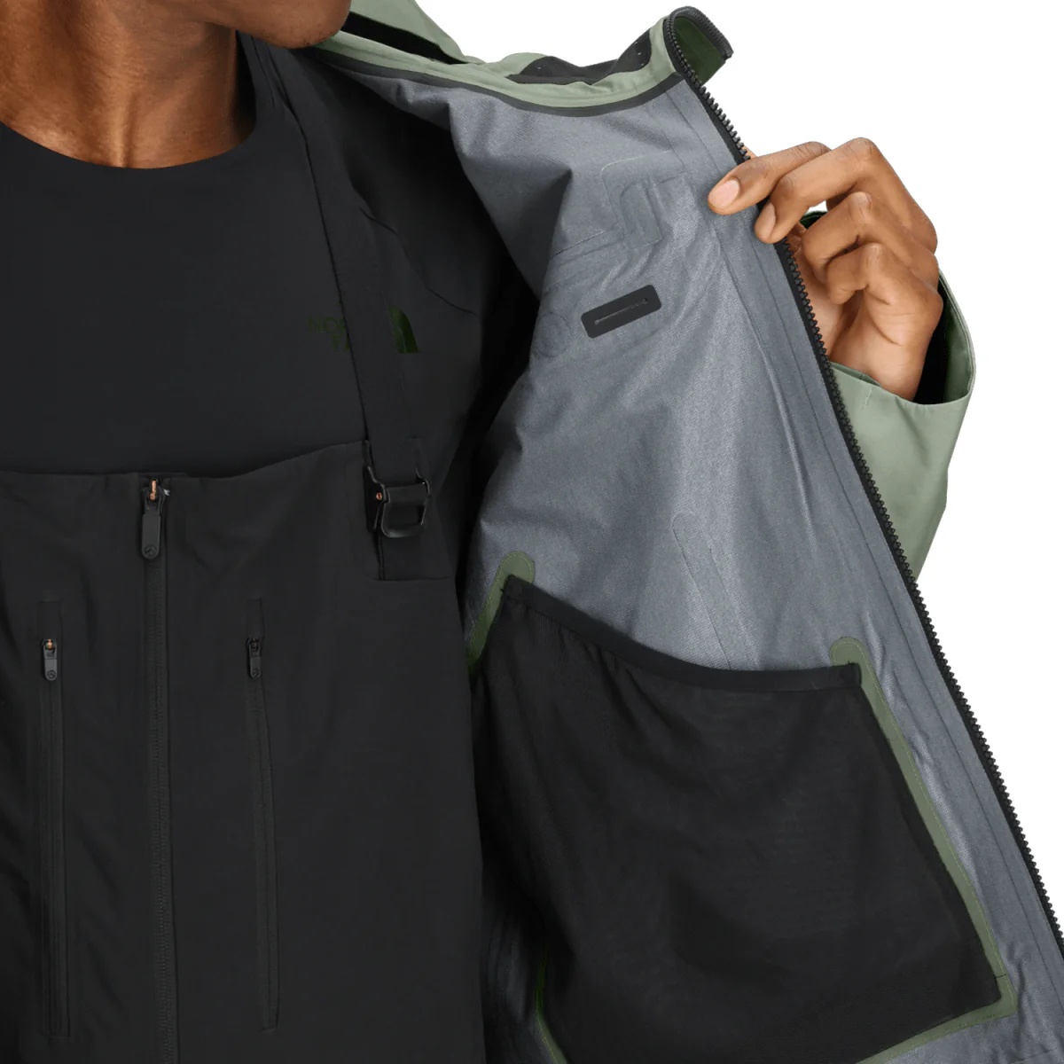The North Face Men's Summit Eastwall Gore-tex Jacket 2026 Bark Mist/Slate Moss - Image 4