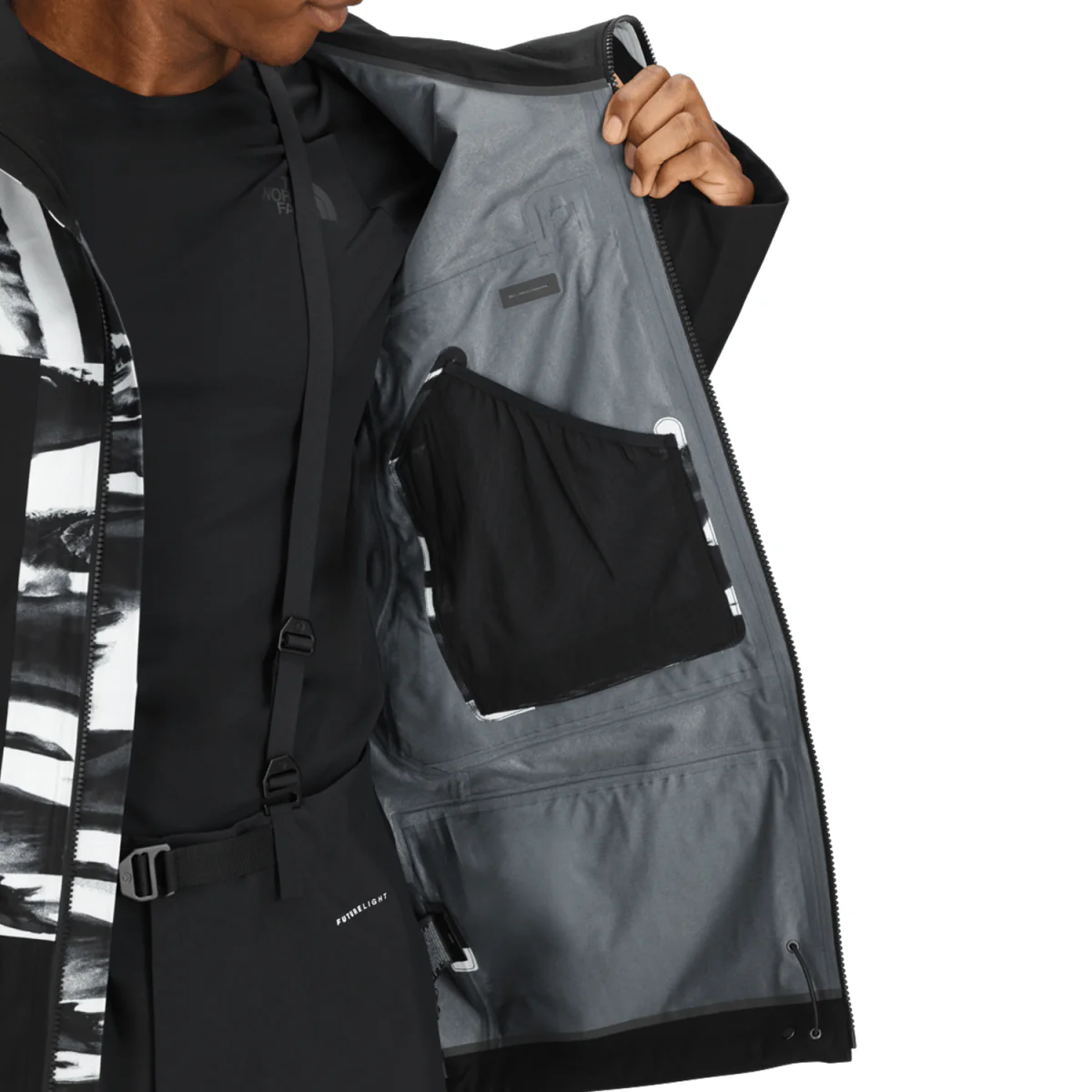 The North Face Men's Summit Verbier Gore-tex Jacket 2026 TNF Black Edge of Light Print/TNF Black - Image 4