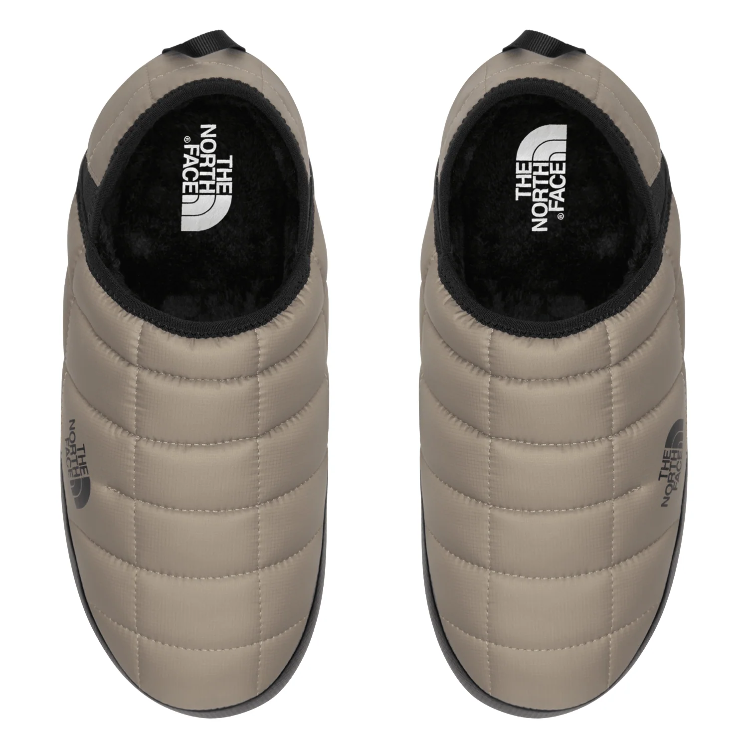 The North Face Men's ThermoBall Traction Mule V Shoe Mushroom Grey/TNF Black - Image 2