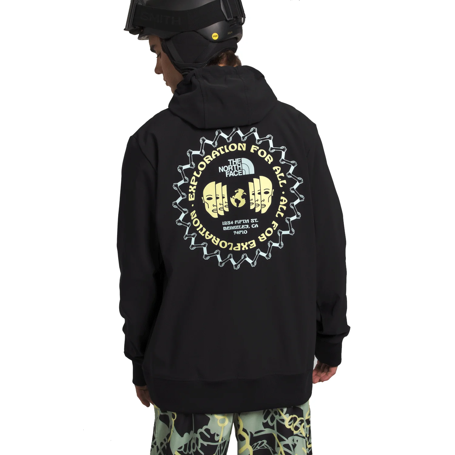 The North Face Tekno Logo Hoodie 2024 TNF Black/Sun Sprite - Image 3