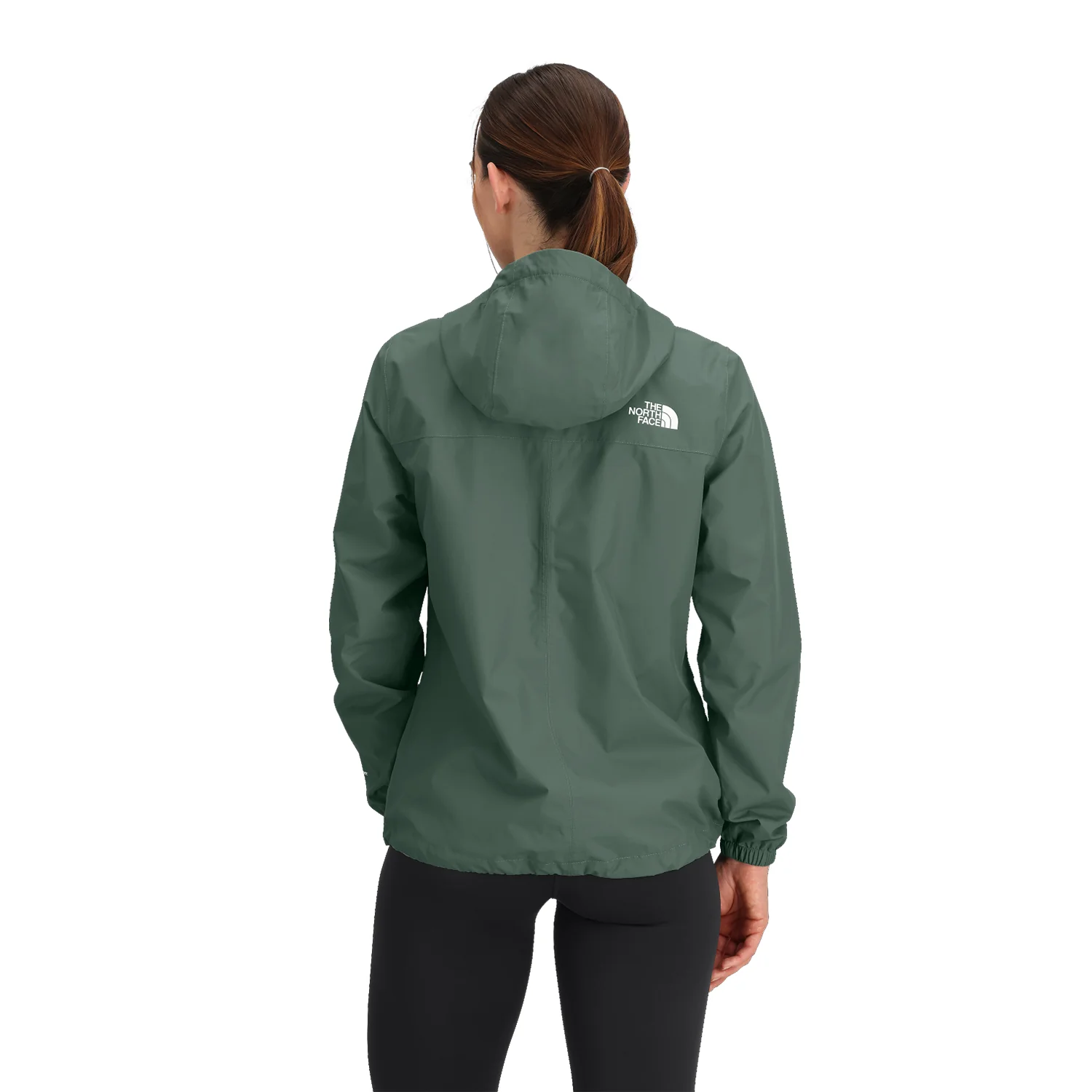 The North Face Women's Antora Rain Jacket Duck Green - Image 2
