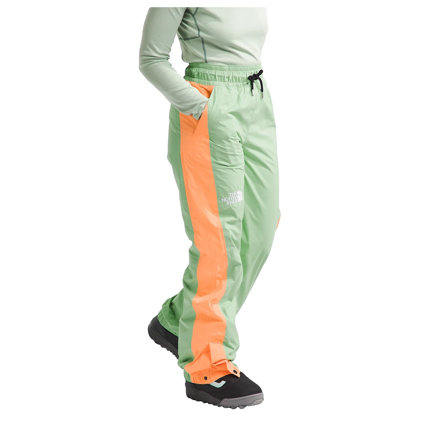 The North Face Women's Build Up Pant 2024 Misty Sage/Bright Cantaloupe - Image 2