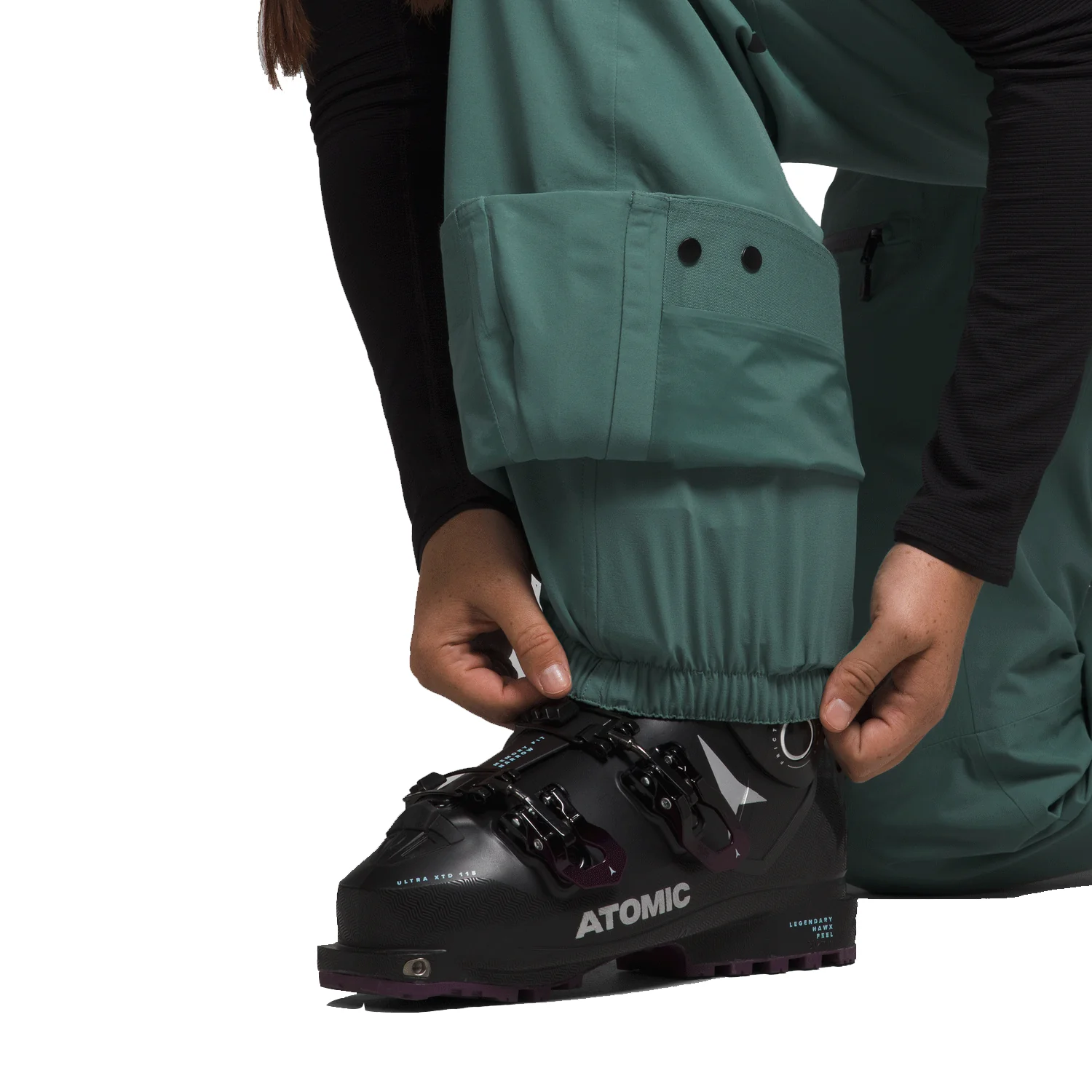 The North Face Women's Ceptor Bib 2024 Dark Sage - Image 3