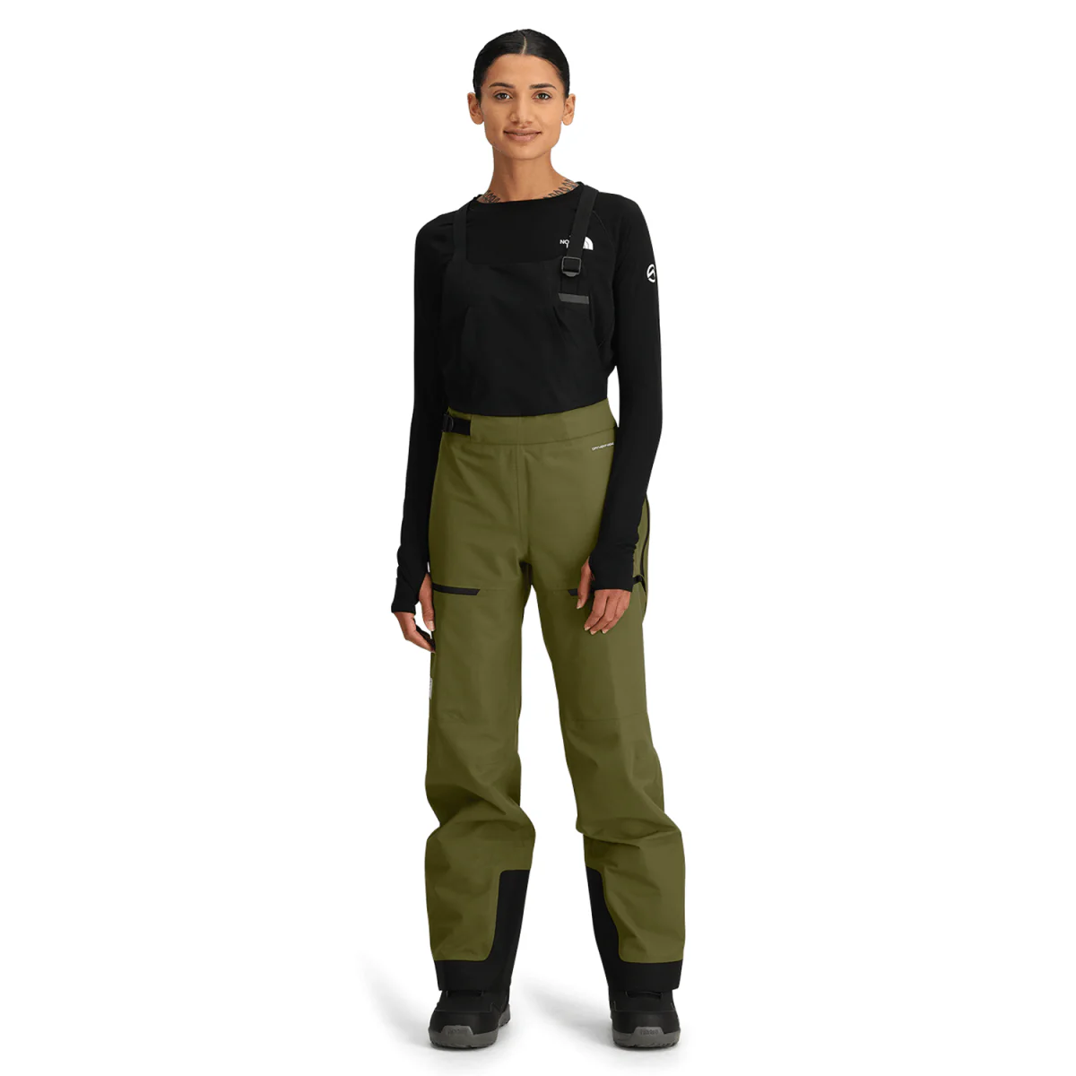 The North Face Women's Ceptor Bib 2025 Forest Olive/TNF Black - Image 4