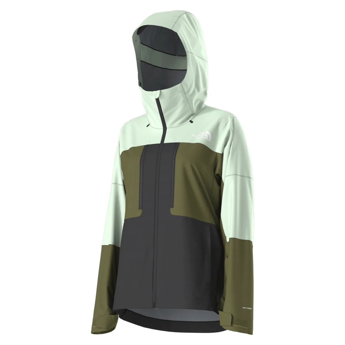 The North Face Women's Ceptor Jacket 2025 Pale Green/Forest Olive/TNF Black - Image 2
