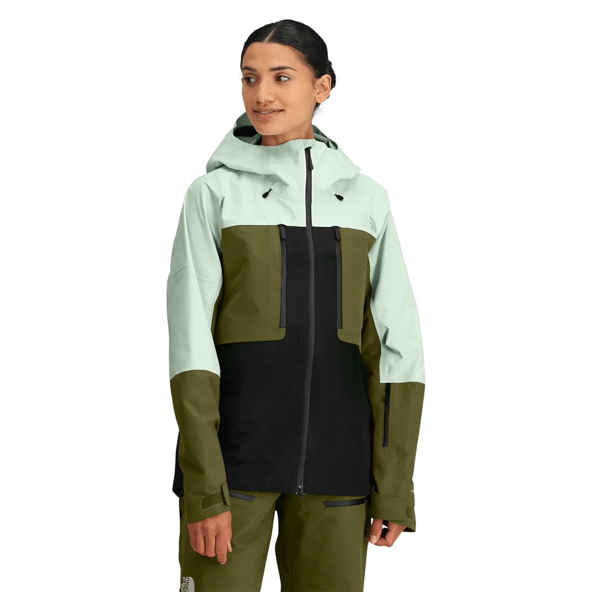 The North Face Women's Ceptor Jacket 2025 Pale Green/Forest Olive/TNF Black - Image 4