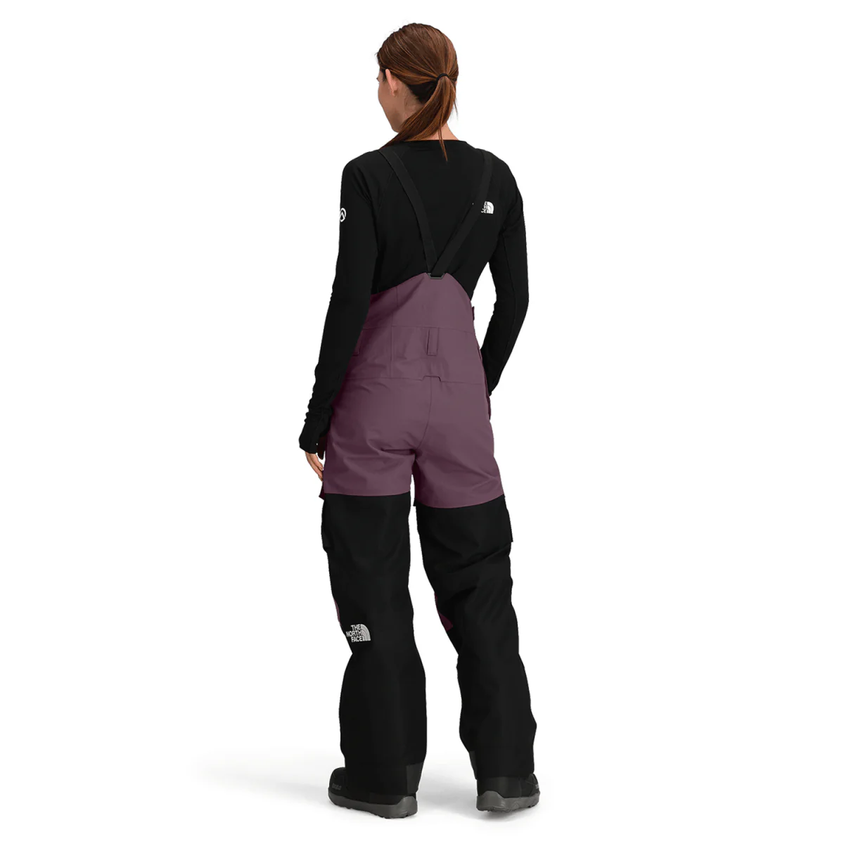 The North Face Women's Dragline Bib 2025 Midnight Mauve/TNF Black - Image 2