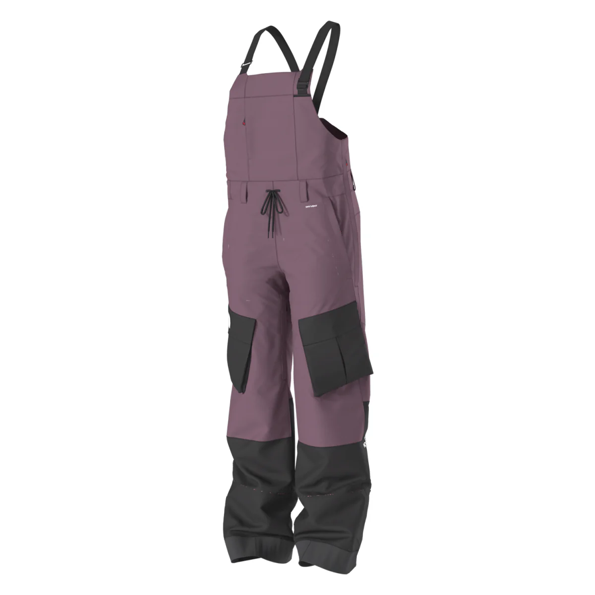 The North Face Women's Dragline Bib 2025 Midnight Mauve/TNF Black - Image 4