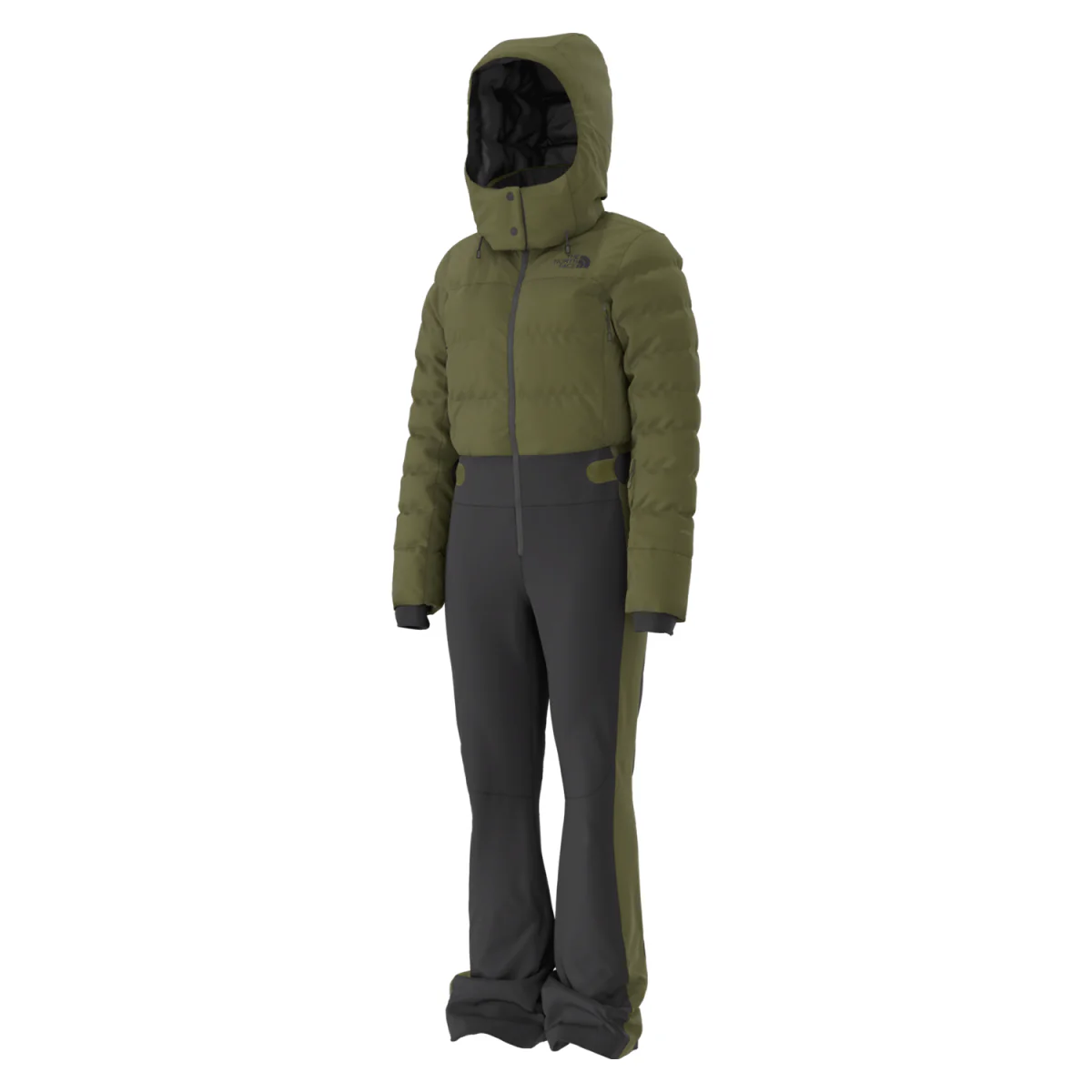 The North Face Women's Off The Clock One-Piece 2025 Forest Olive/TNF Black - Image 2