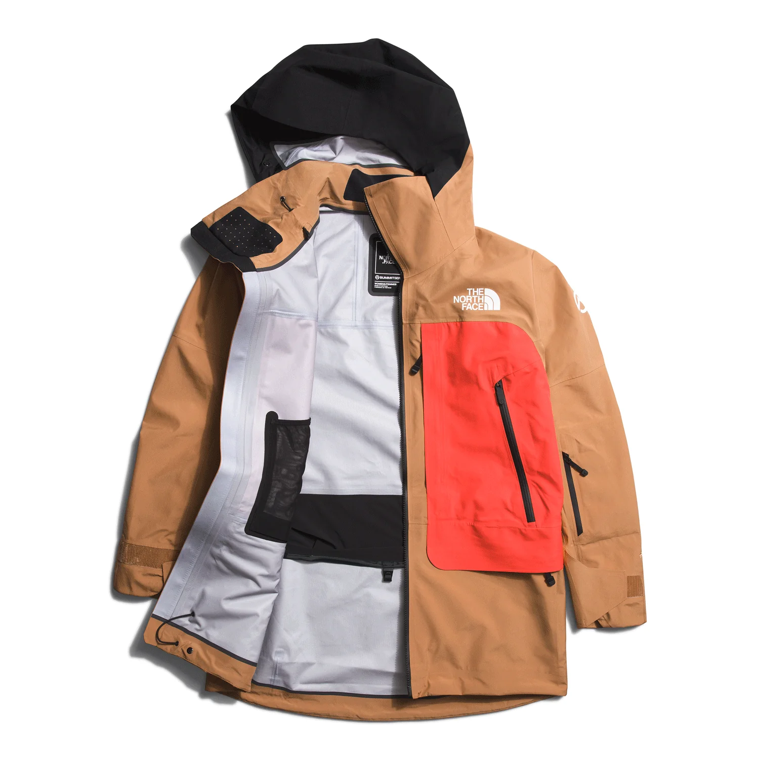 The North Face Women's Summit Series Verbier Gore-tex Jacket 2024 Radiant Orange/Almond Butter - Image 2