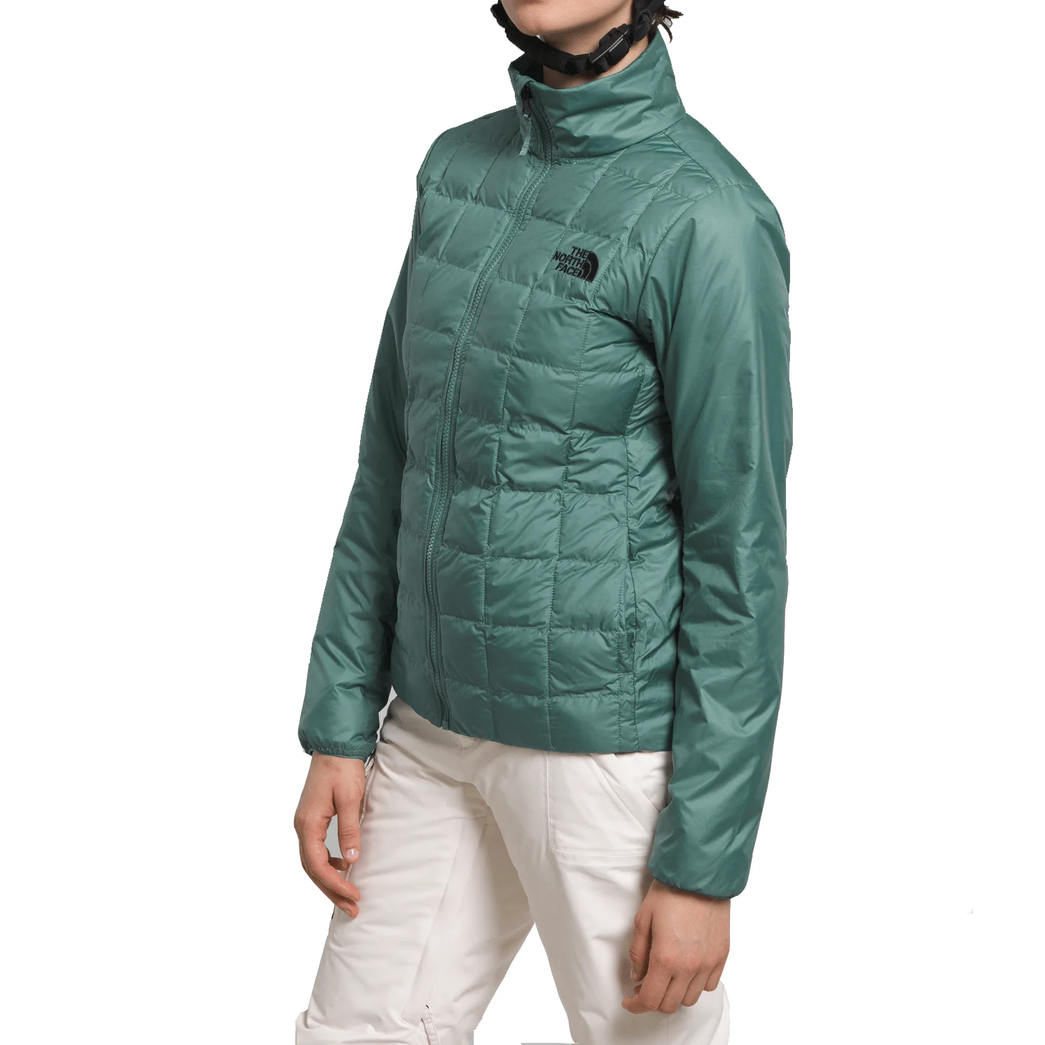The North Face Women's ThermoBall Eco Snow Triclimate Jacket 2024 Dark Sage - Image 4