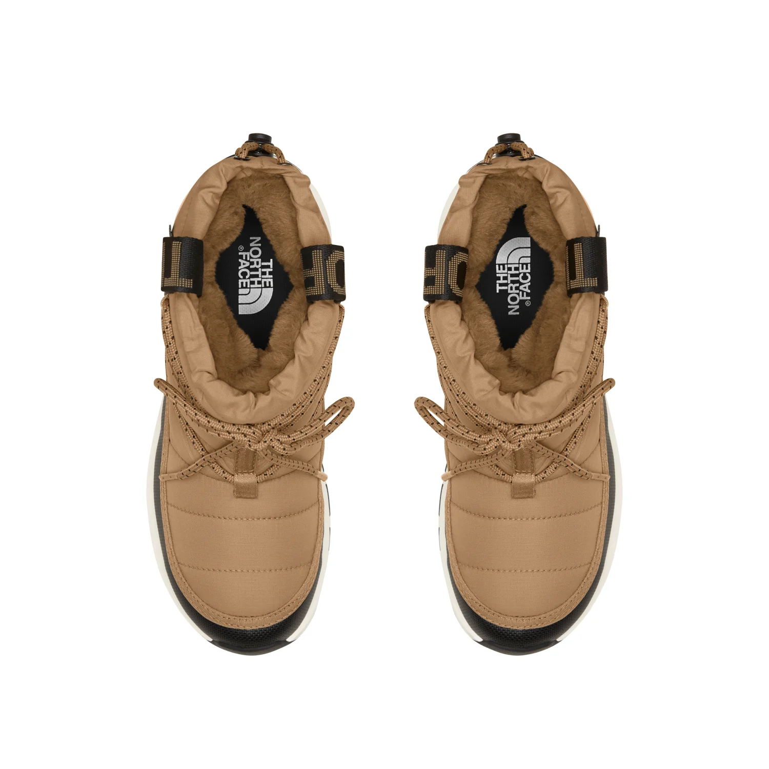 The North Face Women's ThermoBall Lace Up WP Almond Butter/TNF Black - Image 3