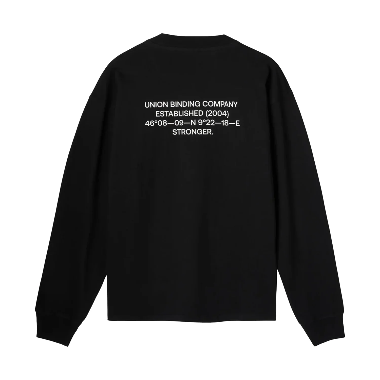 Union 20-YR L/S T-Shirt Black - Image 2