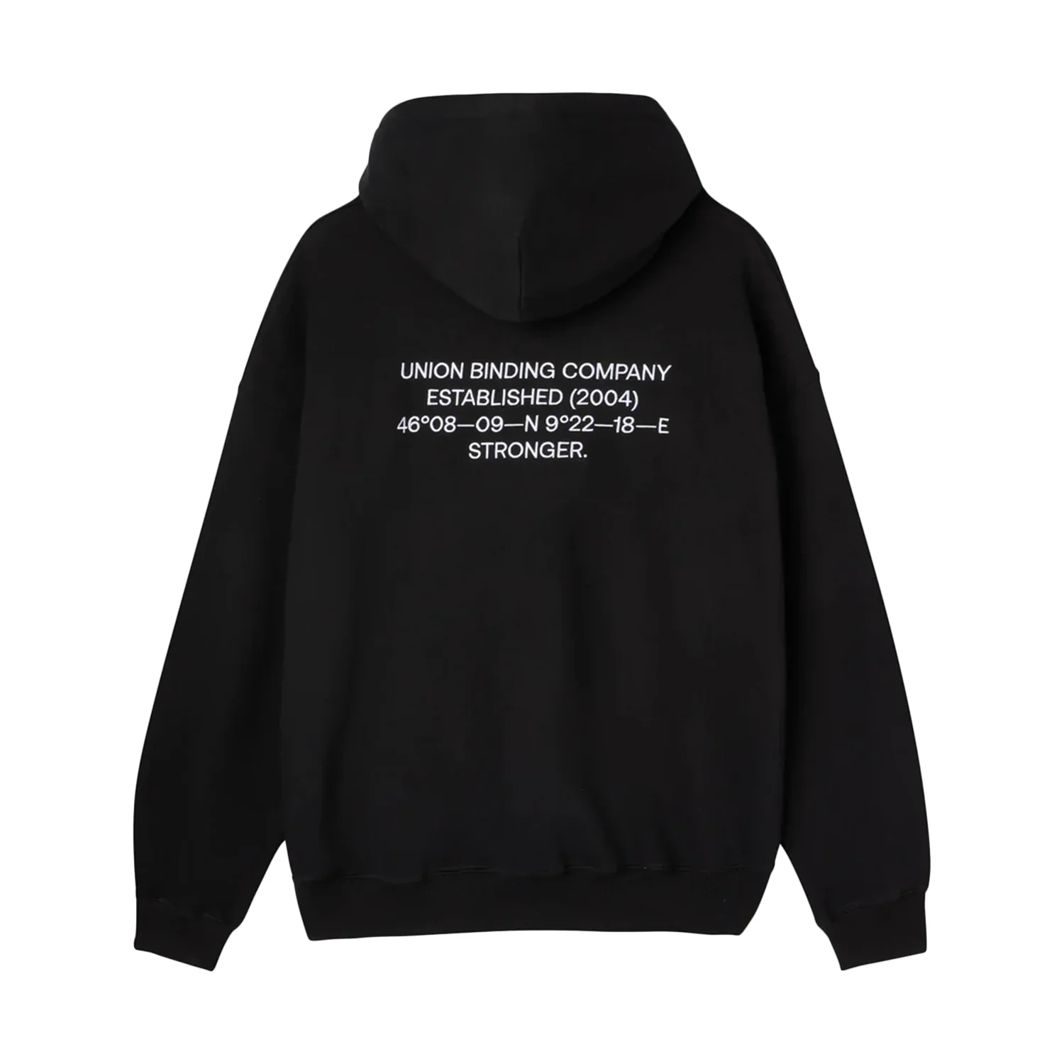 Union 20-YR Zip Hoodie Black - Image 2