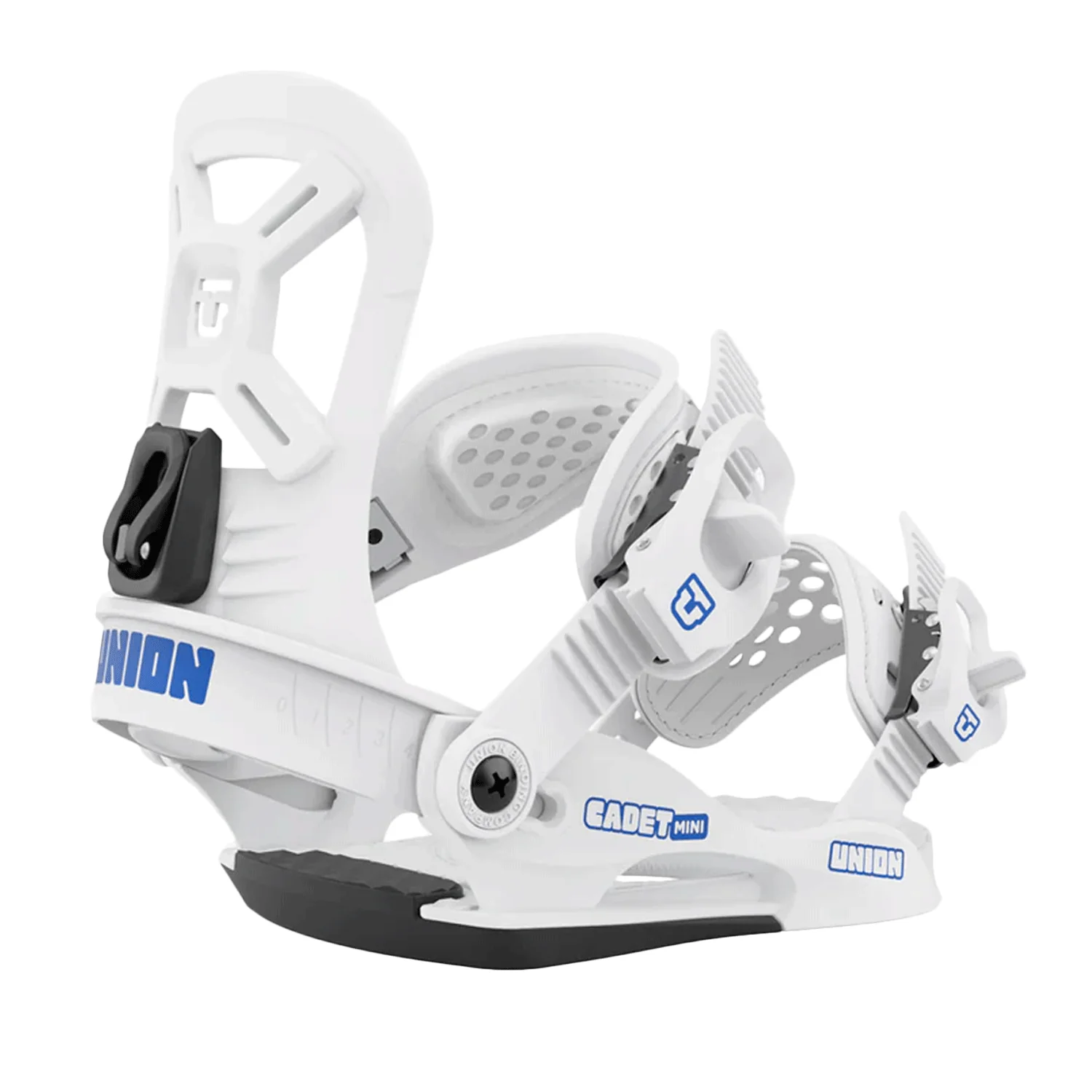 Union Kid's Cadet Mini Snowboard Bindings 2024 White - Image 3