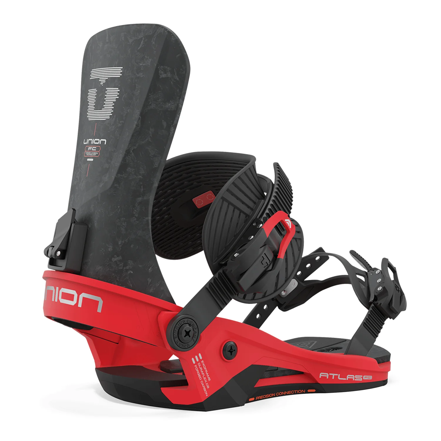 Union Men's Atlas FC Snowboard Bindings 2024 Race Red - Image 2