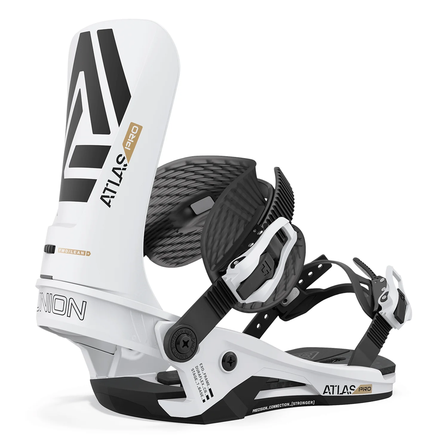 Union Men's Atlas Pro Snowboard Bindings 2024 White - Image 2