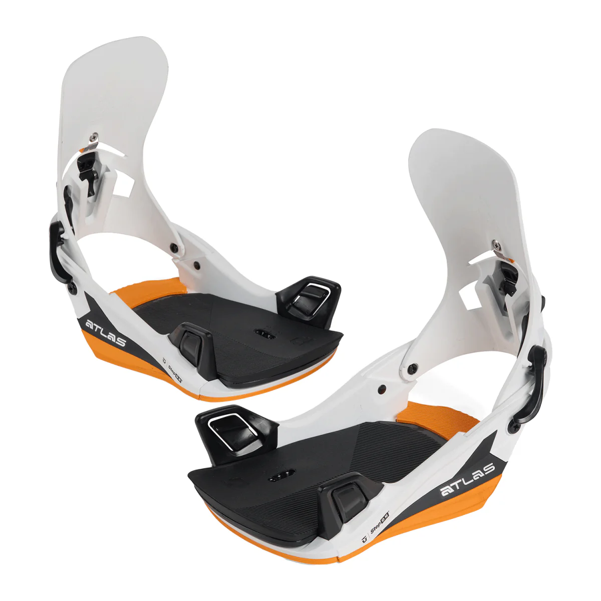 Union Men's Atlas Step On Snowboard Bindings 2026 White/Orange - Image 3