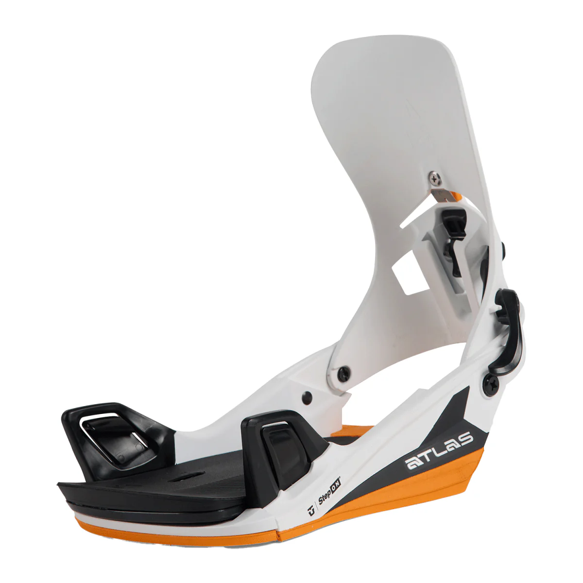 Union Men's Atlas Step On Snowboard Bindings 2026 White/Orange - Image 4
