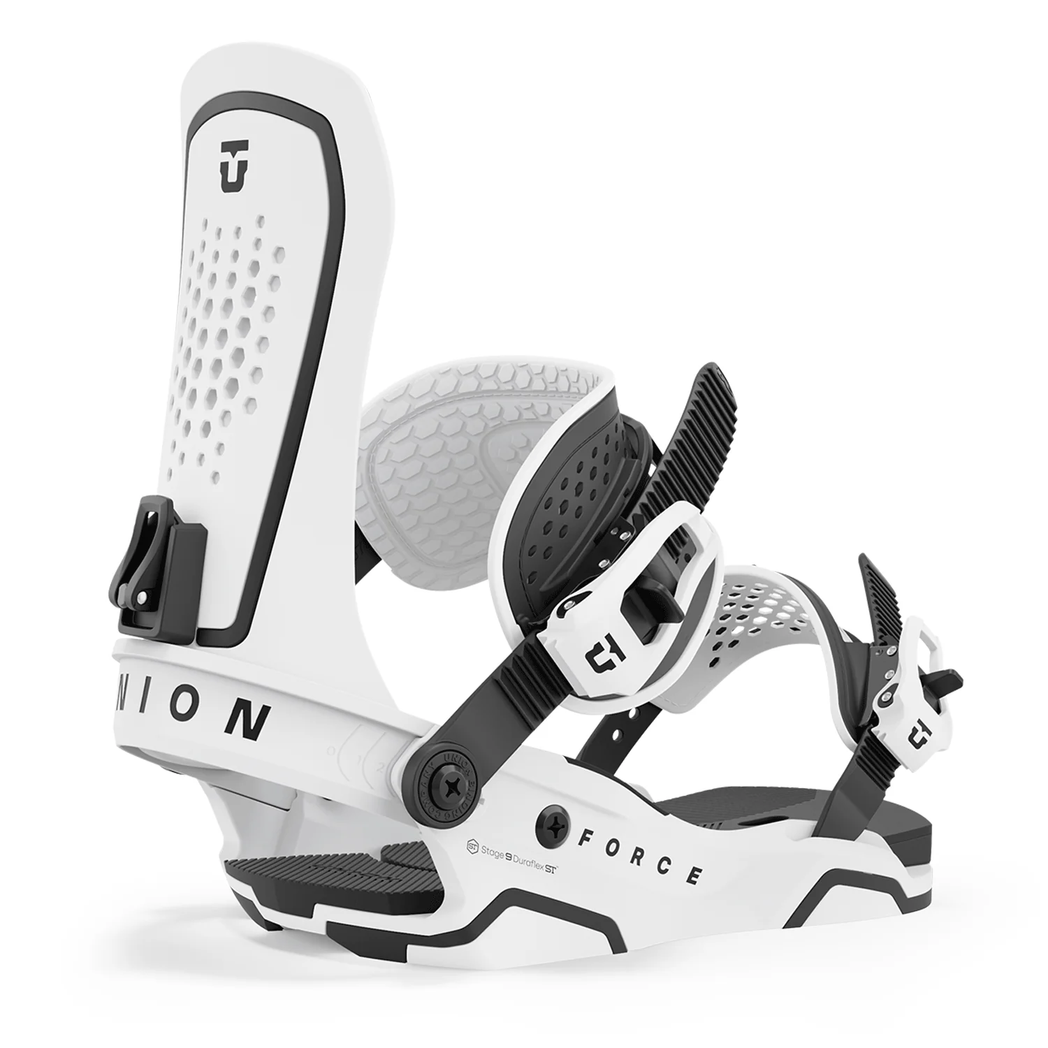 Union Men's Force Snowboard Bindings 2024 White - Image 2