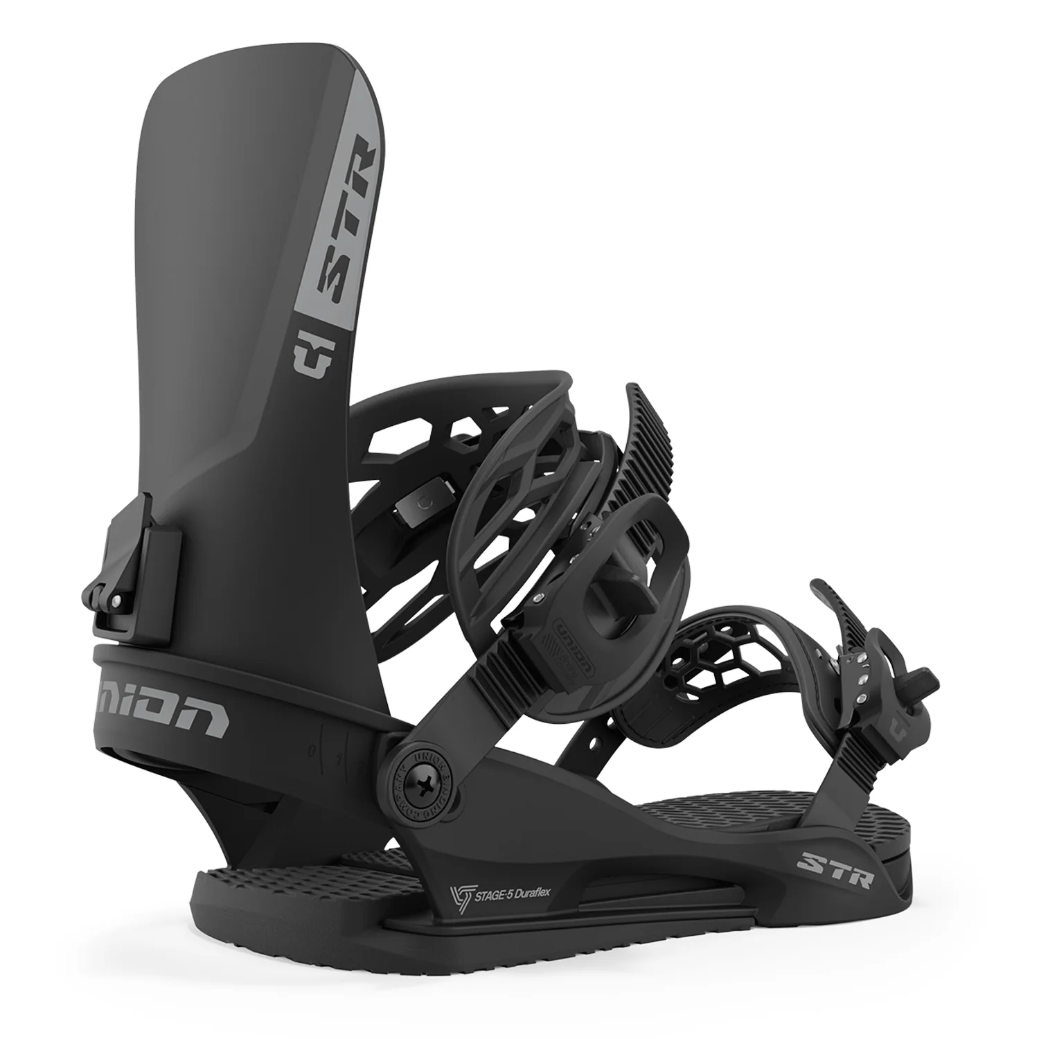 Union Men's STR Snowboard Bindings 2024 Black - Image 2