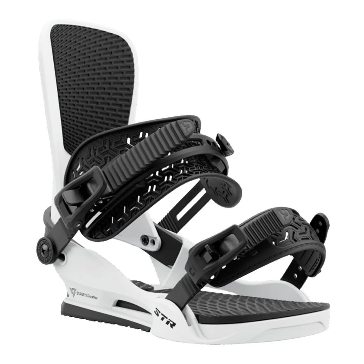 Union Men's STR Snowboard Bindings 2025 White - Image 2