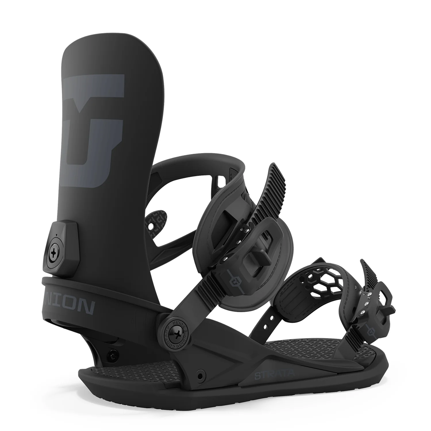 Union Men's Strata Snowboard Bindings 2024 Black - Image 2