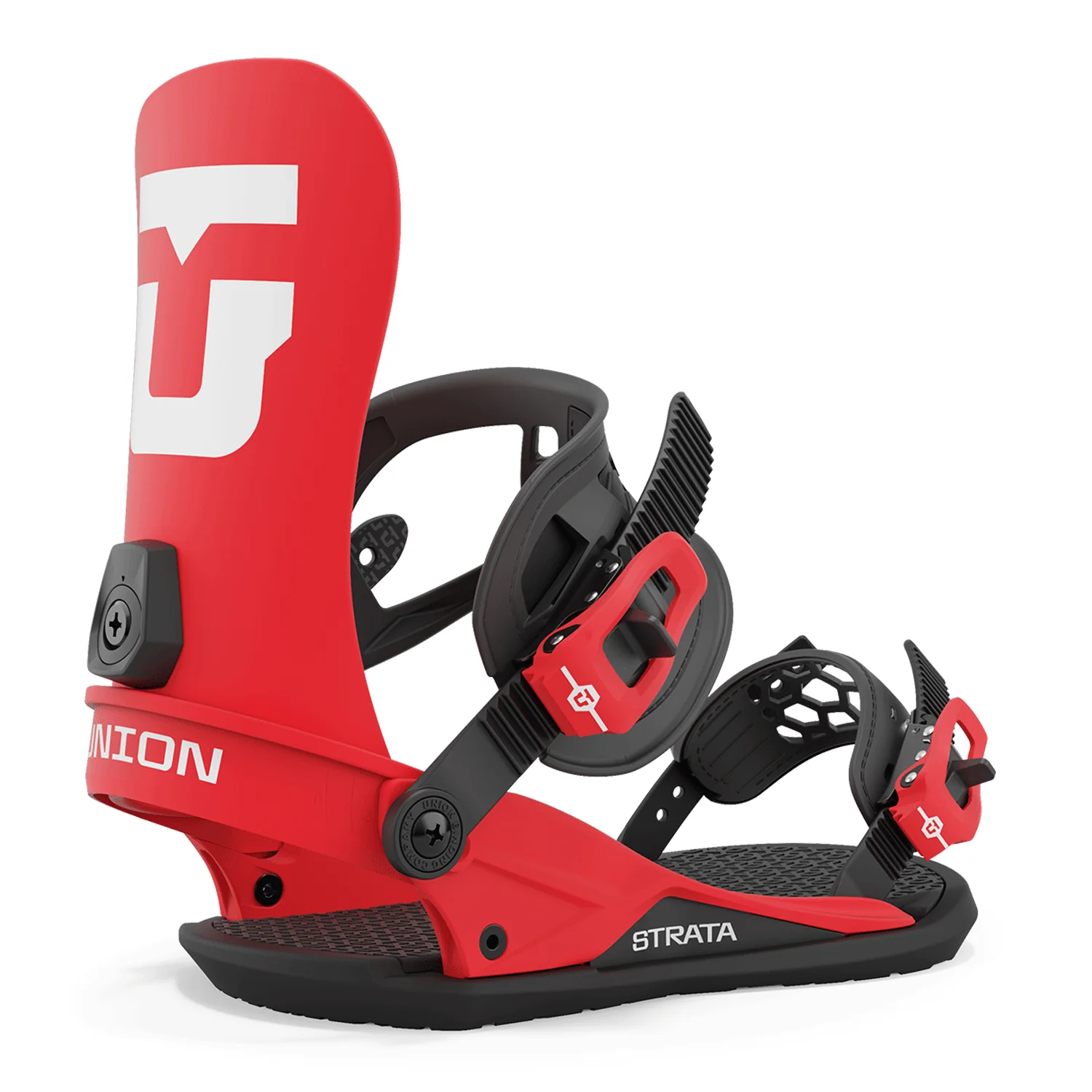 Union Men's Strata Snowboard Bindings 2024 Red - Image 2