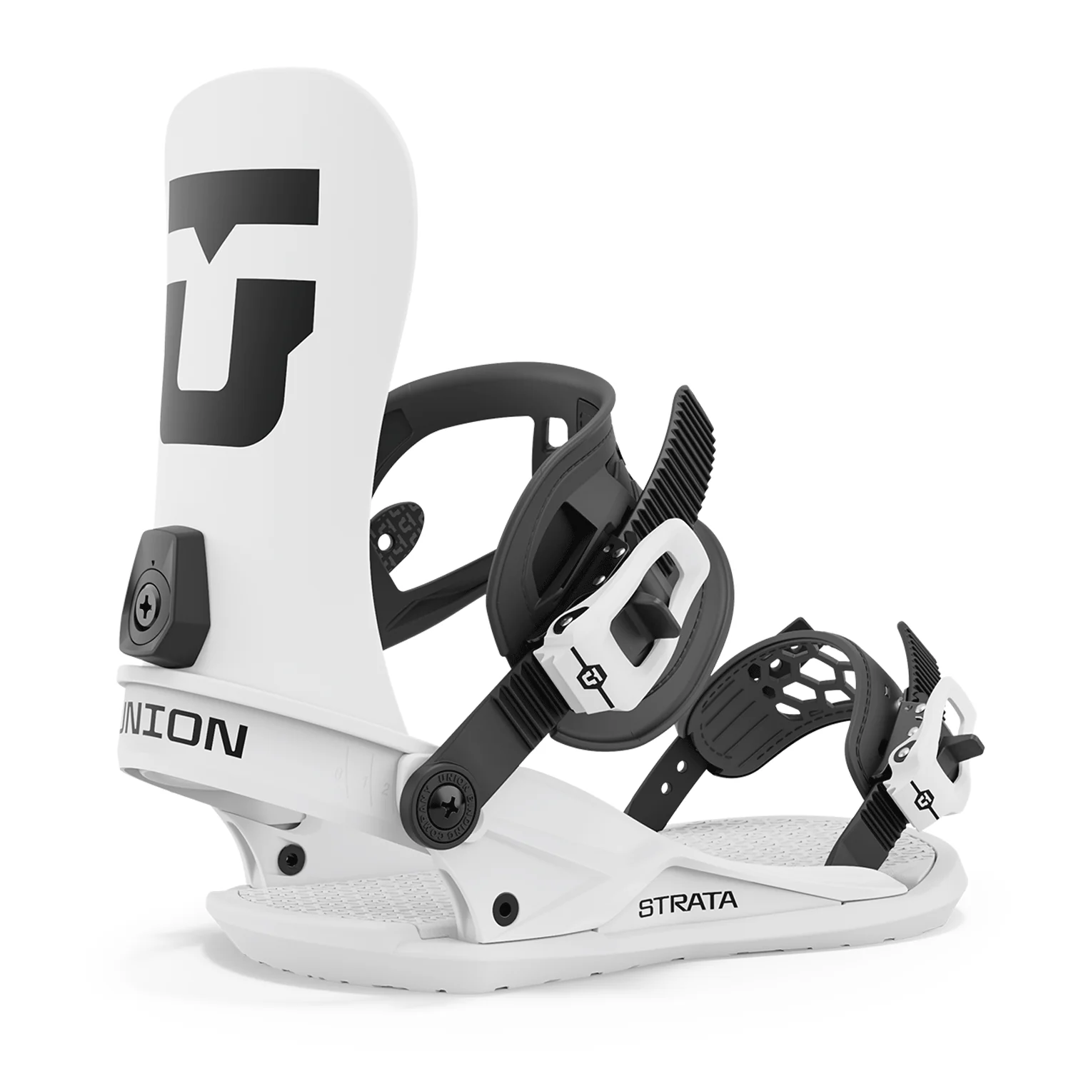 Union Men's Strata Snowboard Bindings 2024 White - Image 2