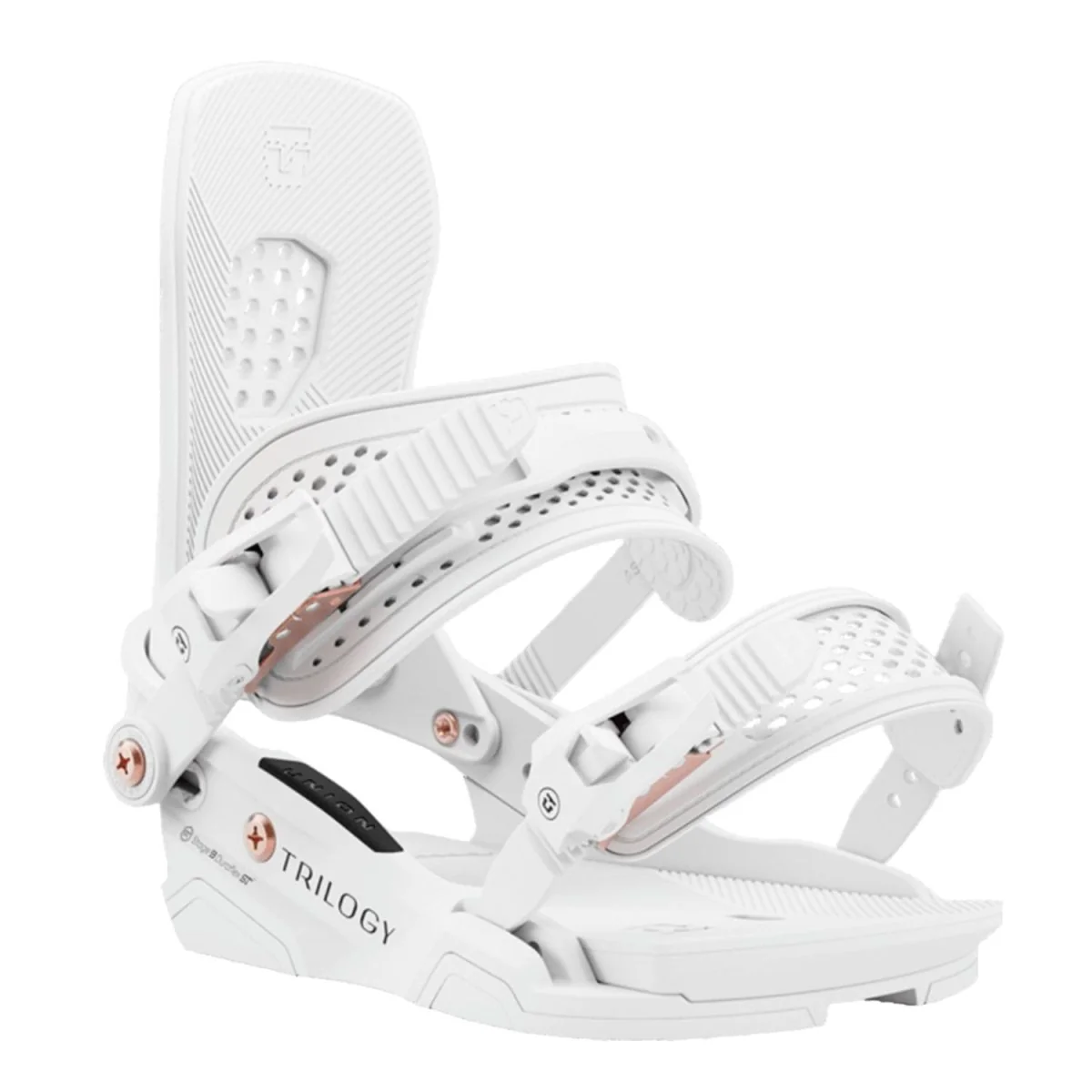 Union Women's Trilogy Snowboard Bindings 2025 White - Image 2