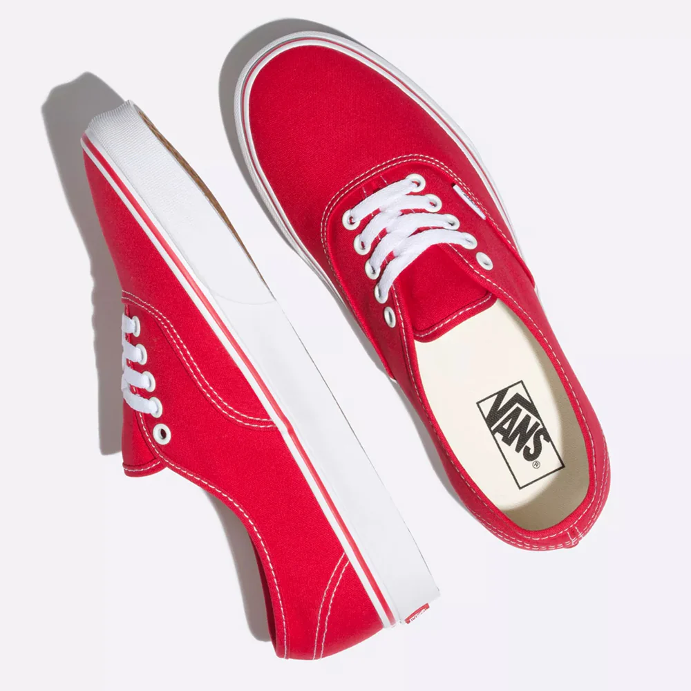 Vans Authentic Shoe Red - Image 4