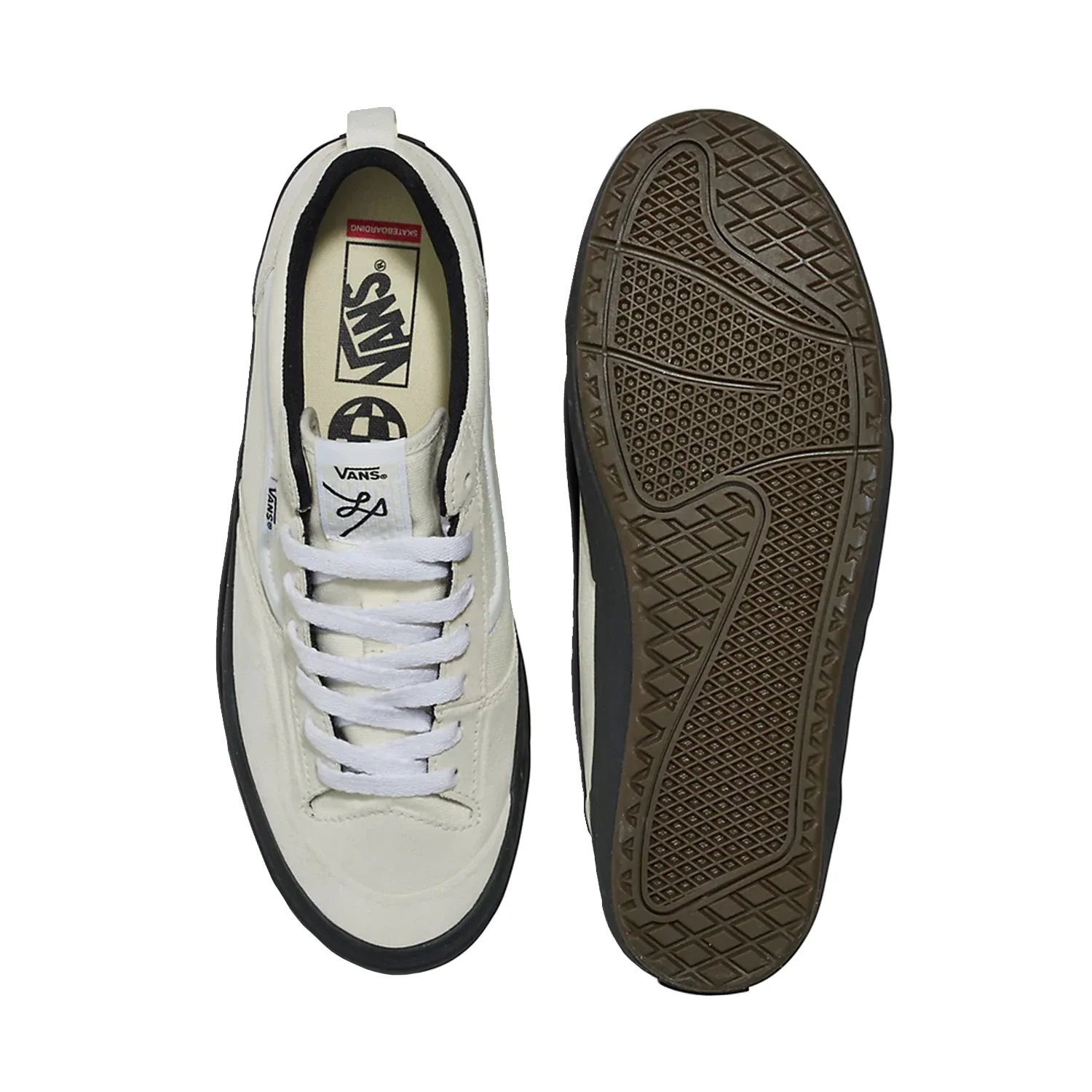 Vans Lizzie Low Shoe Vintage White/Black - Image 3