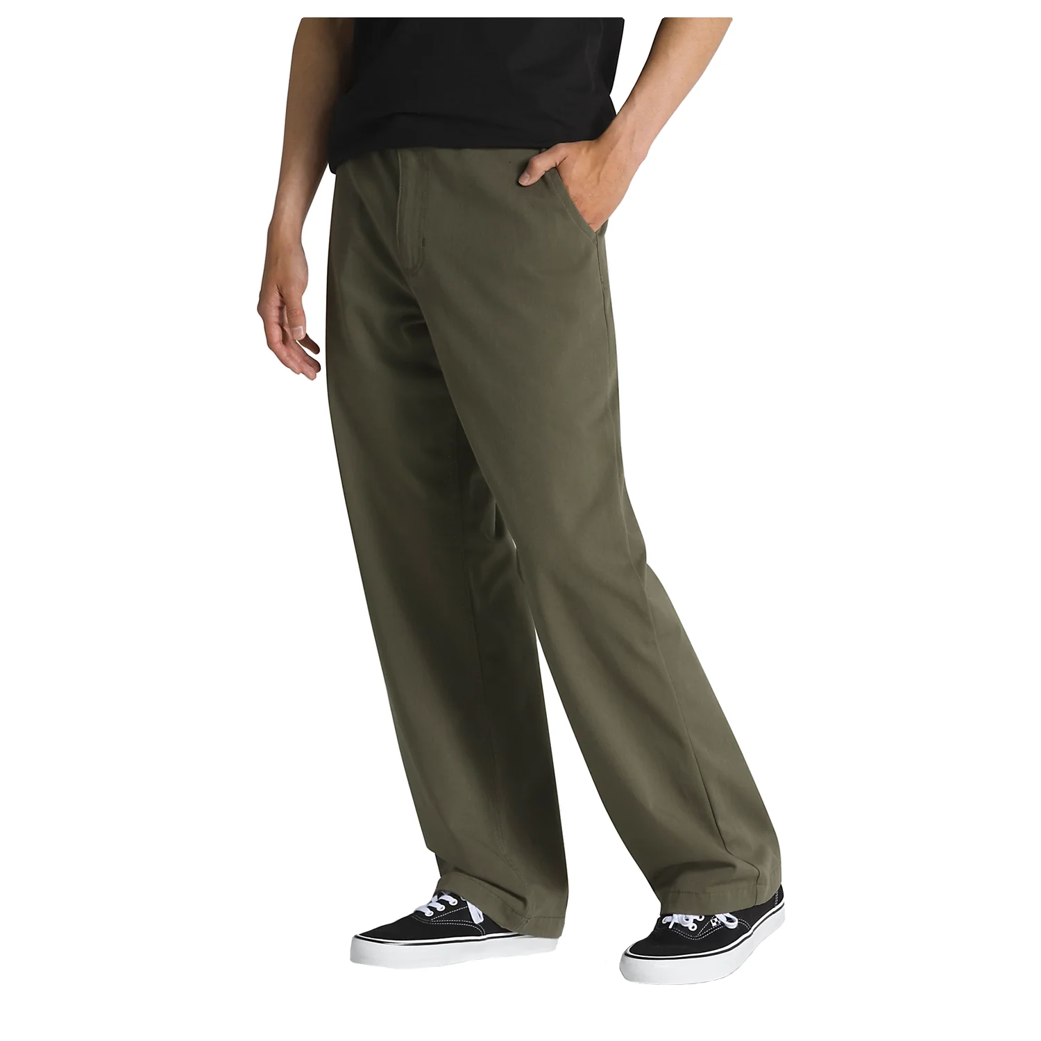 Vans Men's Authentic Chino Loose Pant Grape Leaf - Image 3