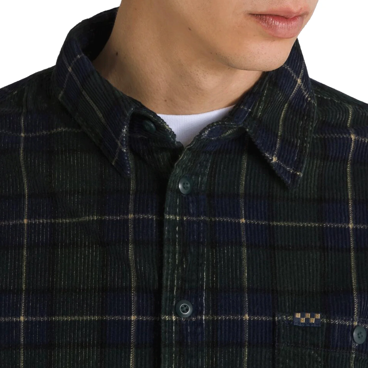 Vans Men's Ave L/S Woven Shirt Scarab - Image 3