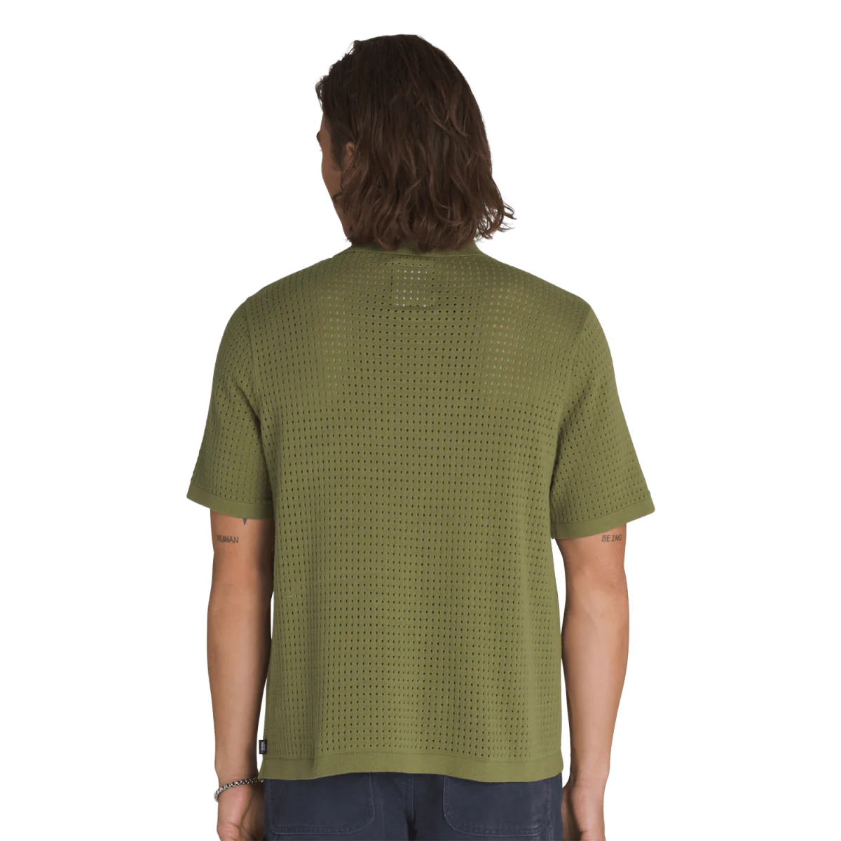 Vans Men's Feldman Sweater Polo Shirt Loden Green - Image 2