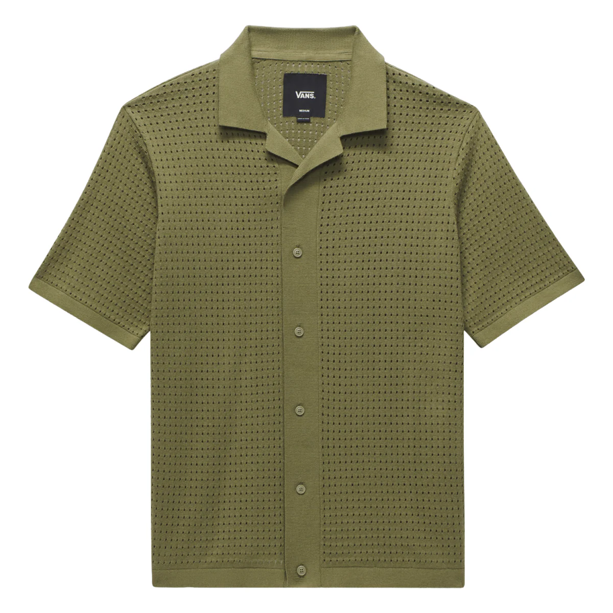 Vans Men's Feldman Sweater Polo Shirt Loden Green - Image 3