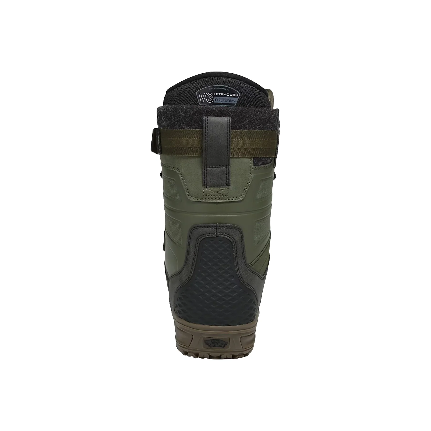Vans Men's Hi-Country & Hell-Bound Snowboard Boots 2024 Olive/Gum - Image 3