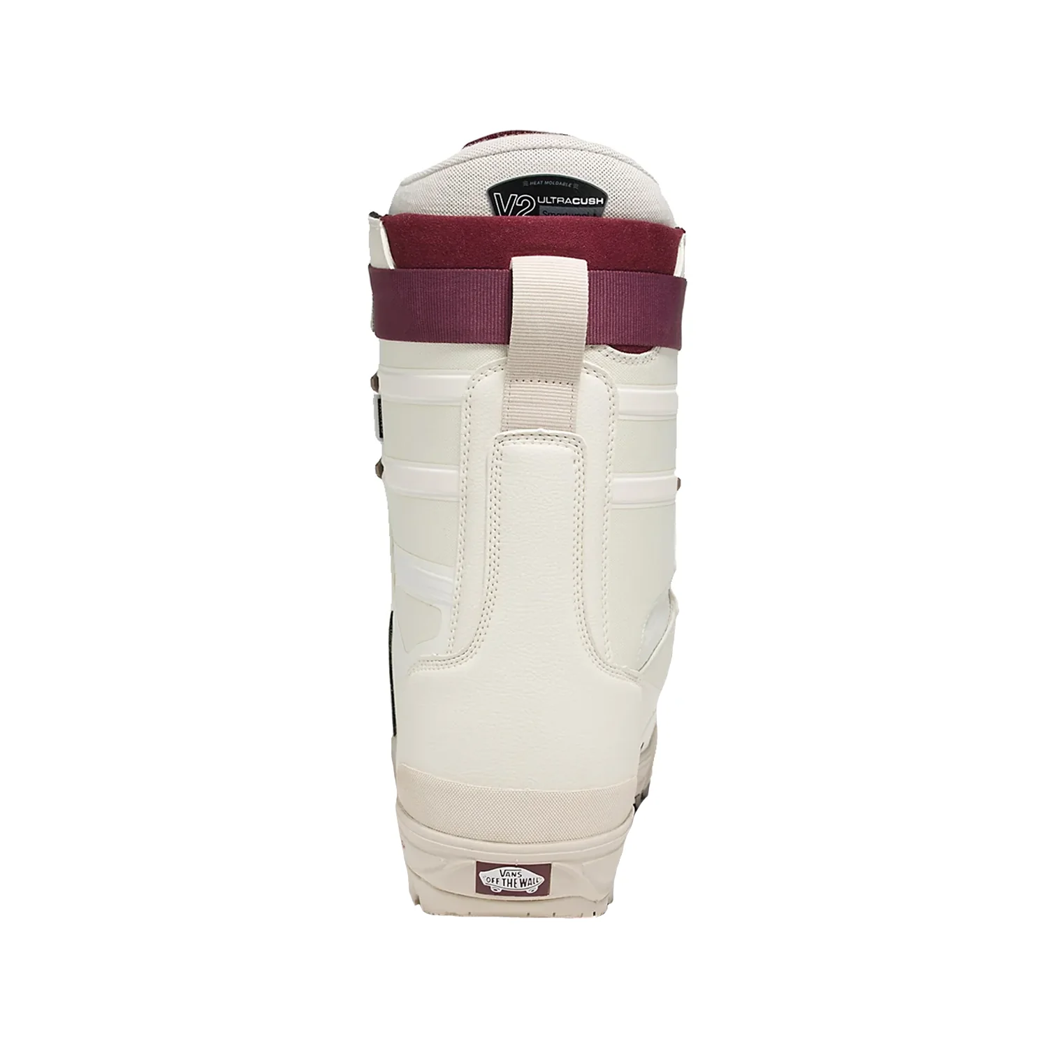 Vans Men's Hi-Standard Pro x Benny Urban Snowboard Boots 2024 Marshmallow/Burgundy - Image 4