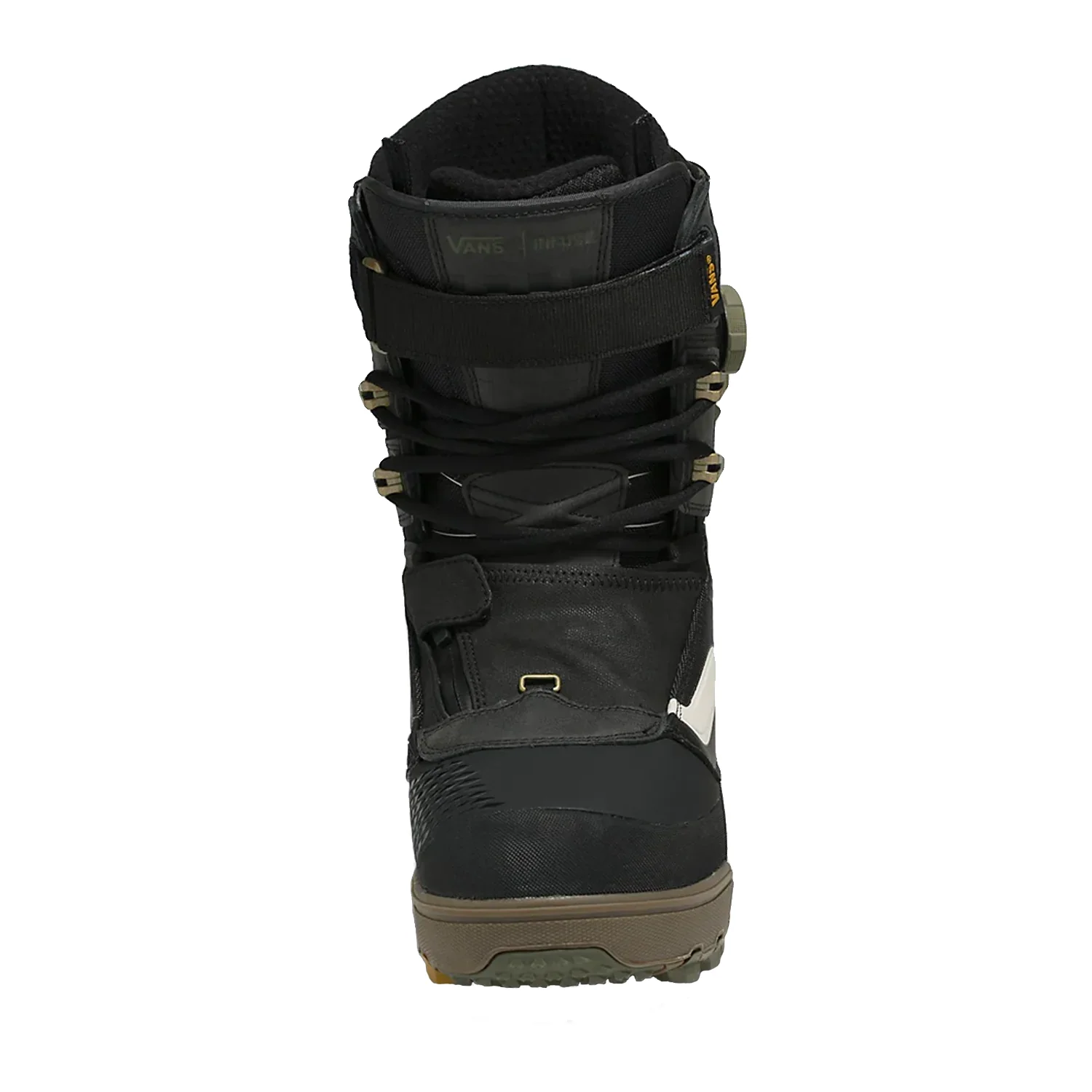 Vans Men's Infuse Snowboard Boots 2024 Paisley Suede Black/Olive - Image 5