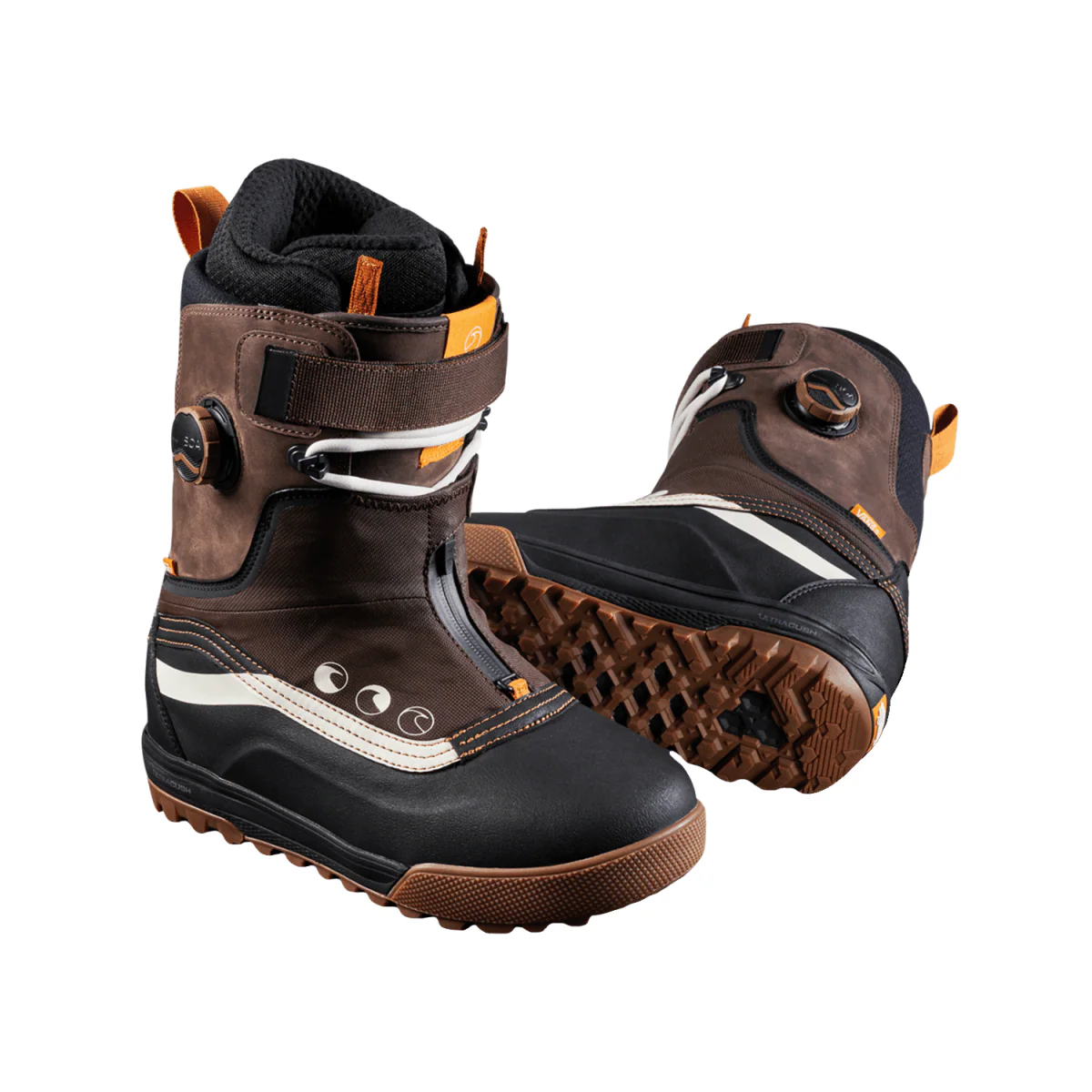Vans Men's Infuse Snowsurf Snowboard Boots 2025 Brown/Black - Image 2