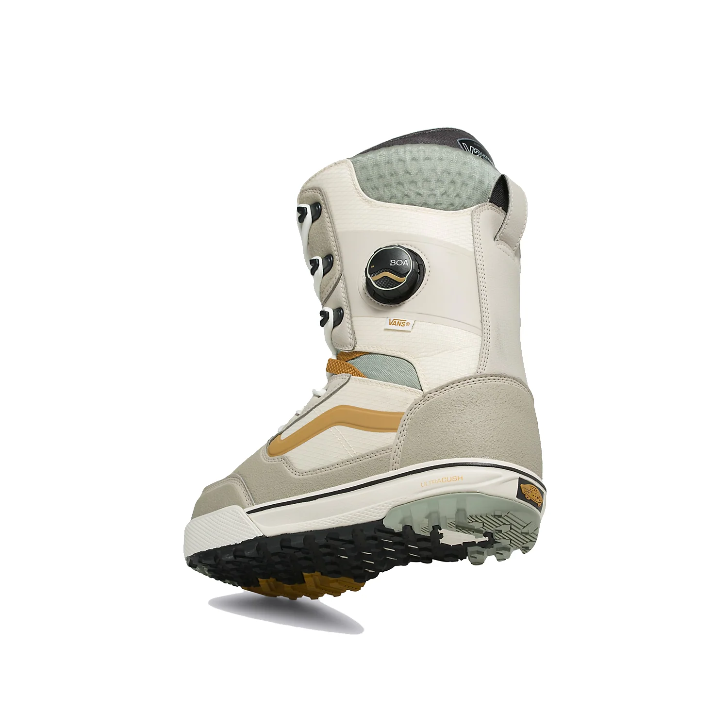 Vans Men's Invado Pro x Darrel Mathes Snowboard Boots 2024 Beige/Khaki - Image 4