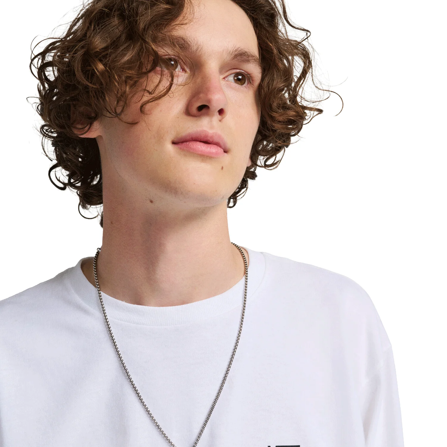 Vans Men's Left Chest Hit Long Sleeve Shirt White-Black - Image 3